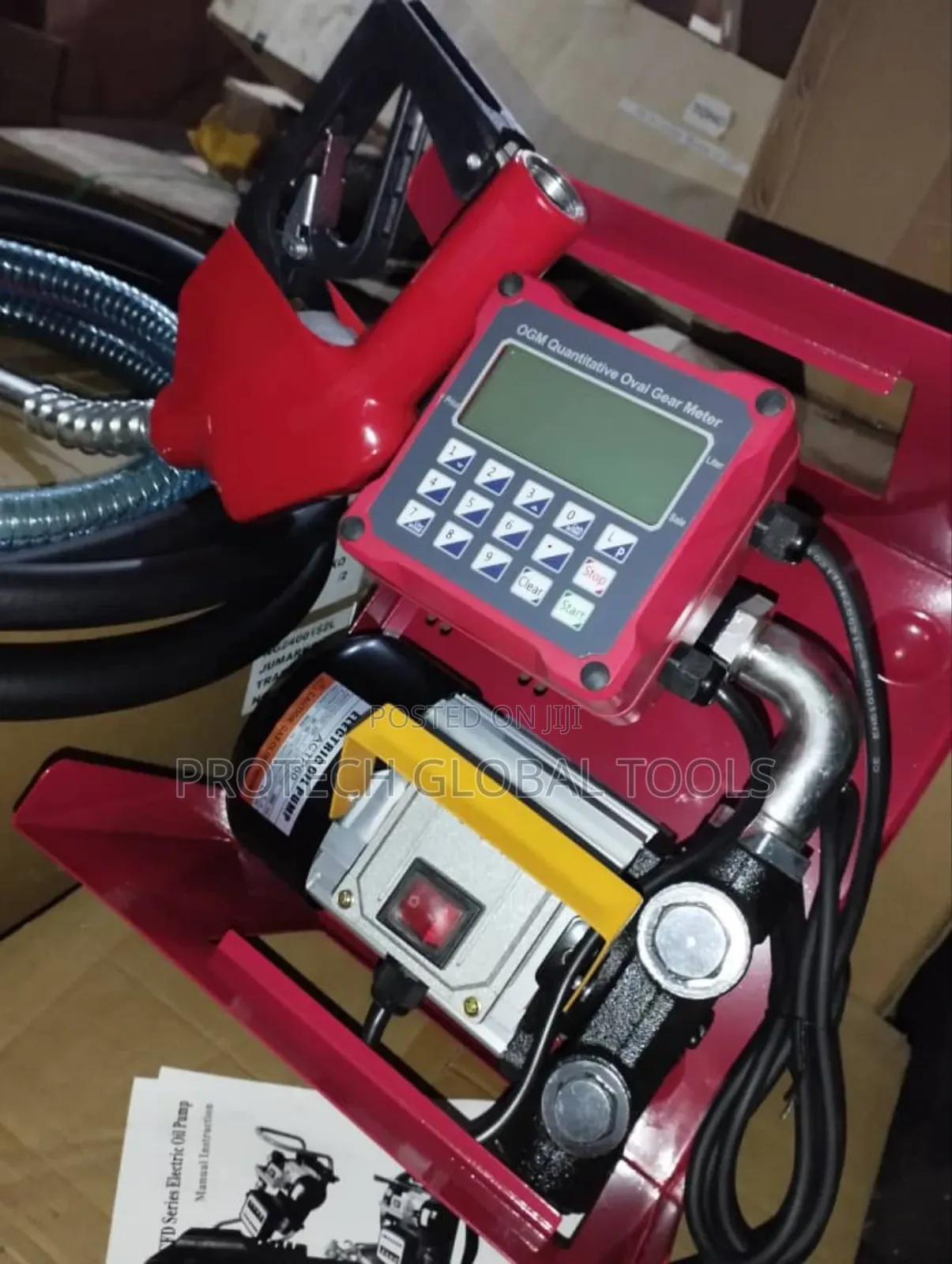 Digital 220v Electric Oil Pump With Nozzle