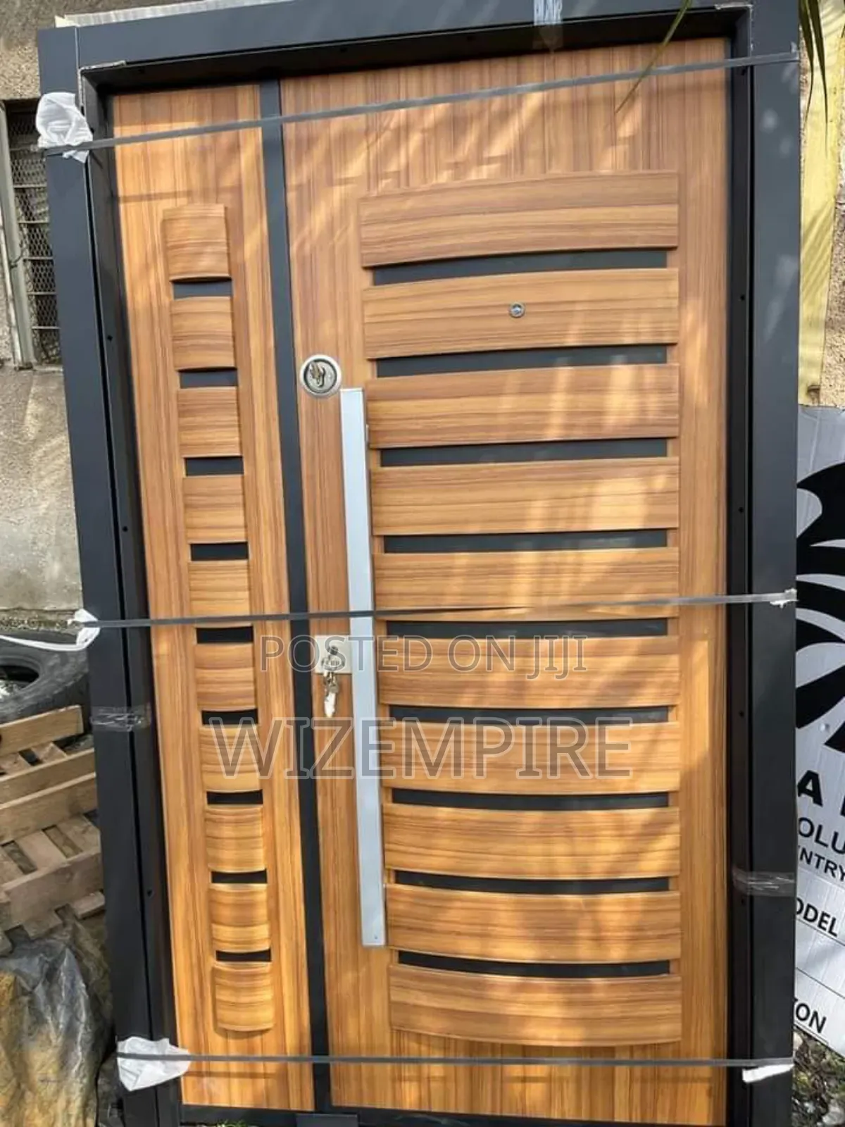 Main Entrance Brown Embossed Luxury Turkey Doors Available