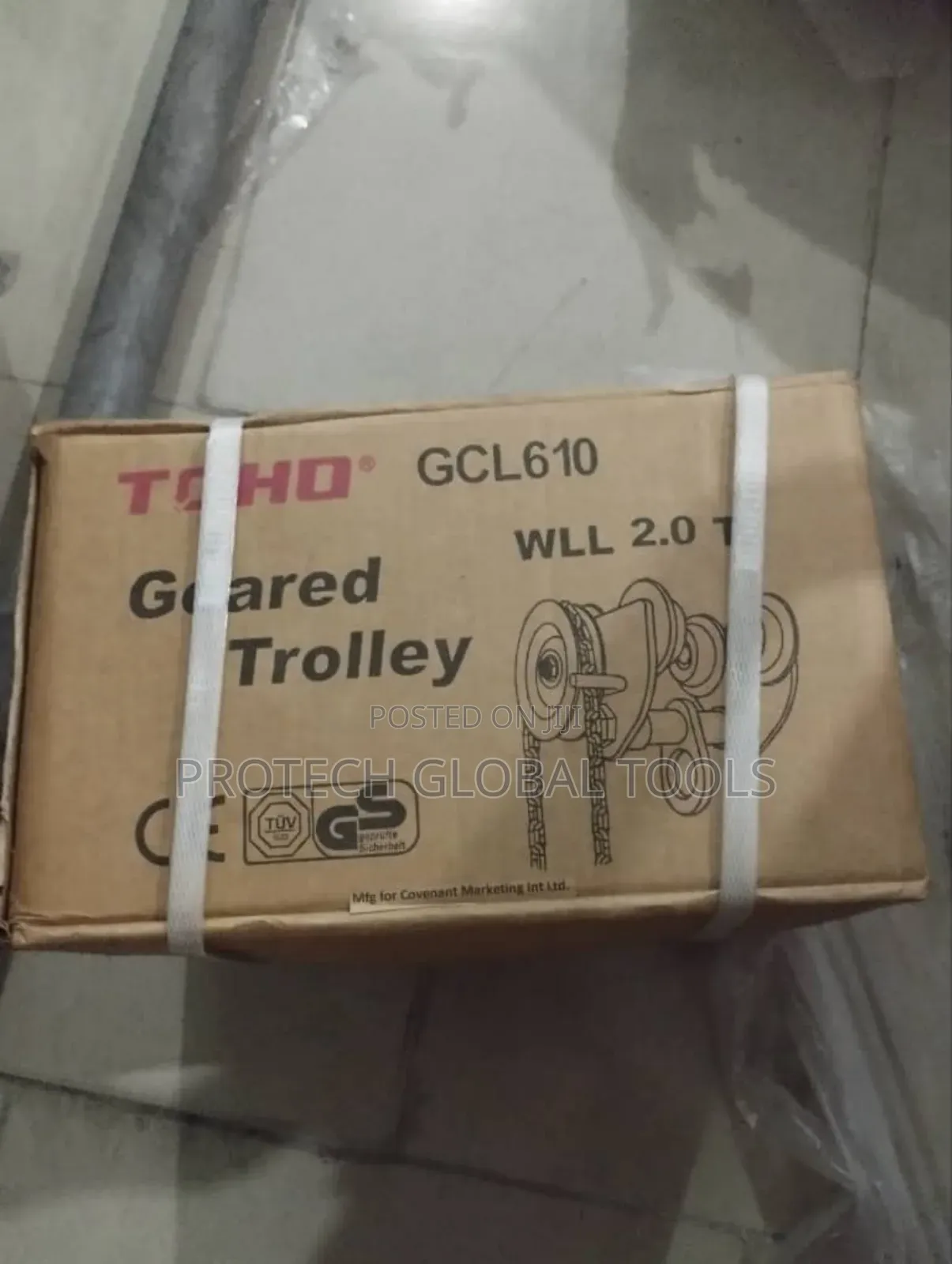 2tons Geared Trolly or Chain Trolley