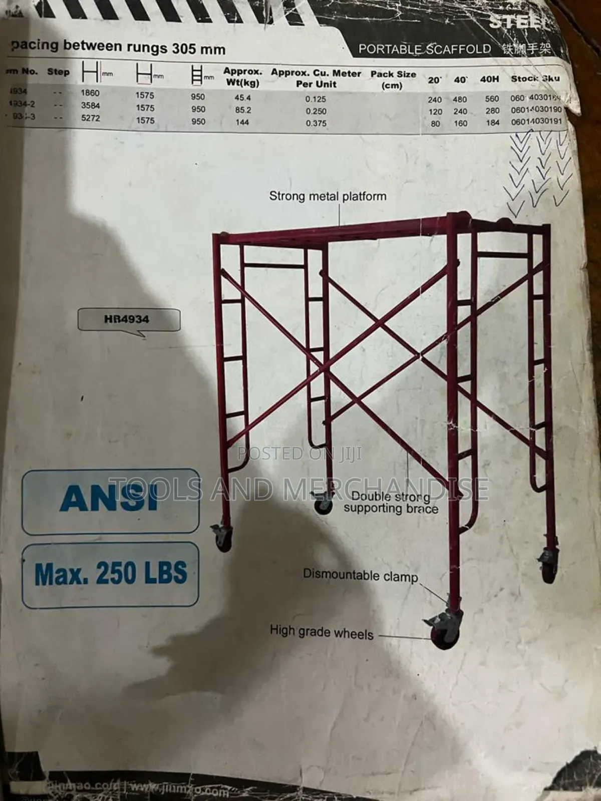 Steel Scaffolding Ladder (Iron) Full MTR