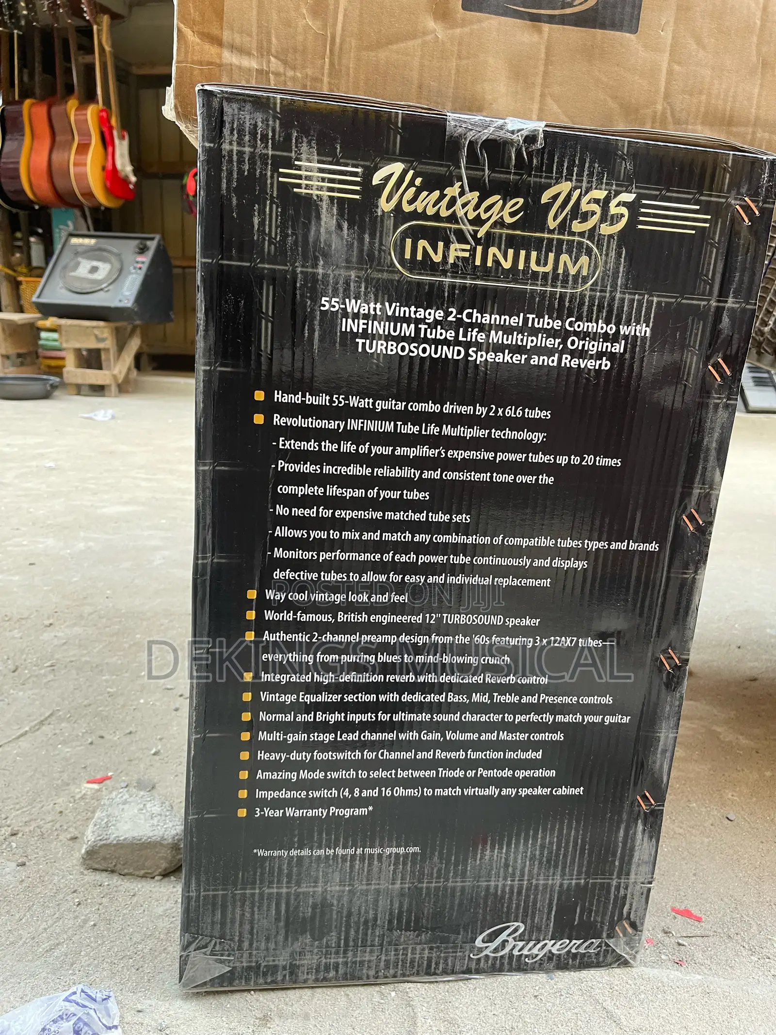 Bugera V55 Infinium 1x12 55w Tube Combo Amp