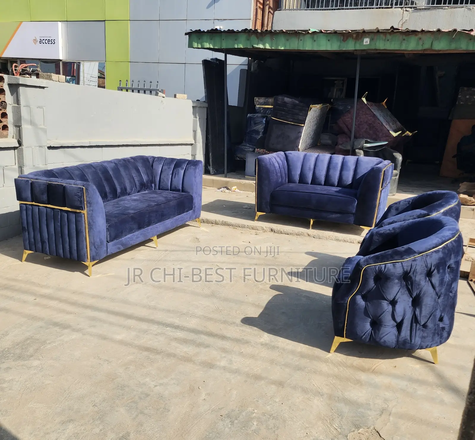 High Grade Upholstery Set of Fabric Sofa | Chairs | Couch