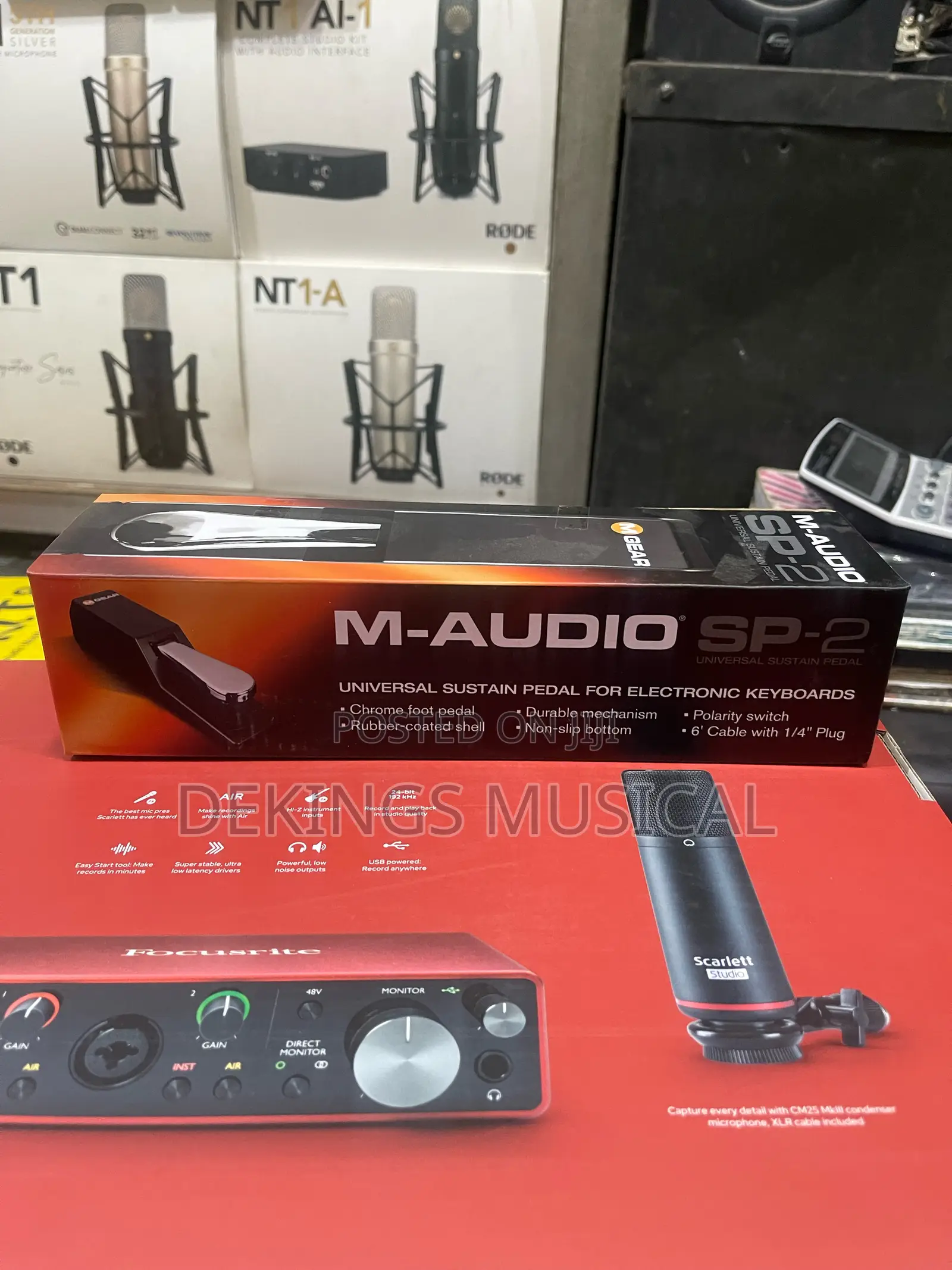 M-audio Sp-2 Universal Sustain Pedal W Piano Style Action