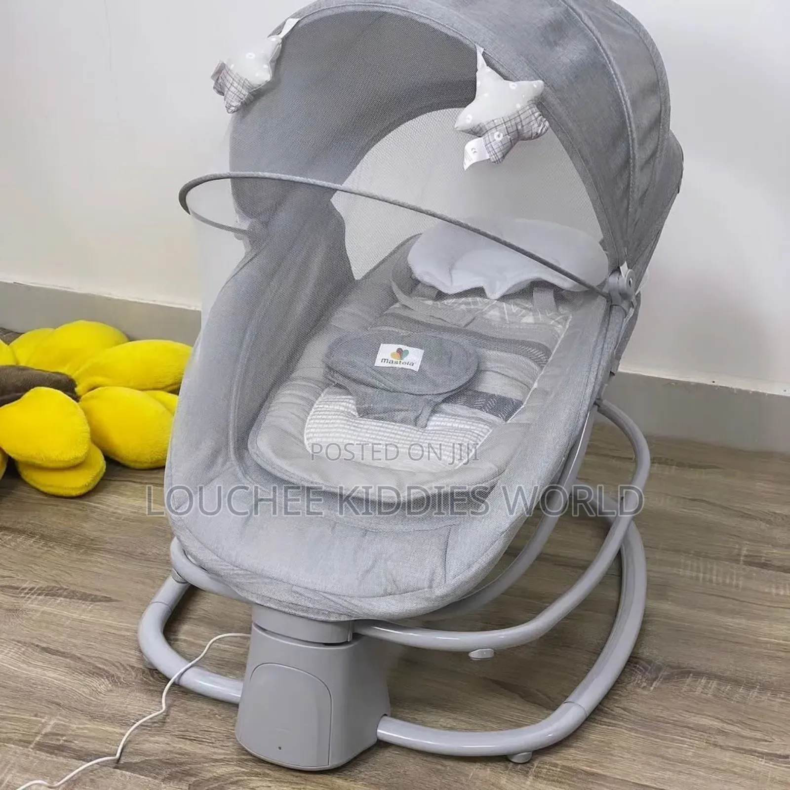 Baby Bluetooth Swing With Removable Feeding Tray
