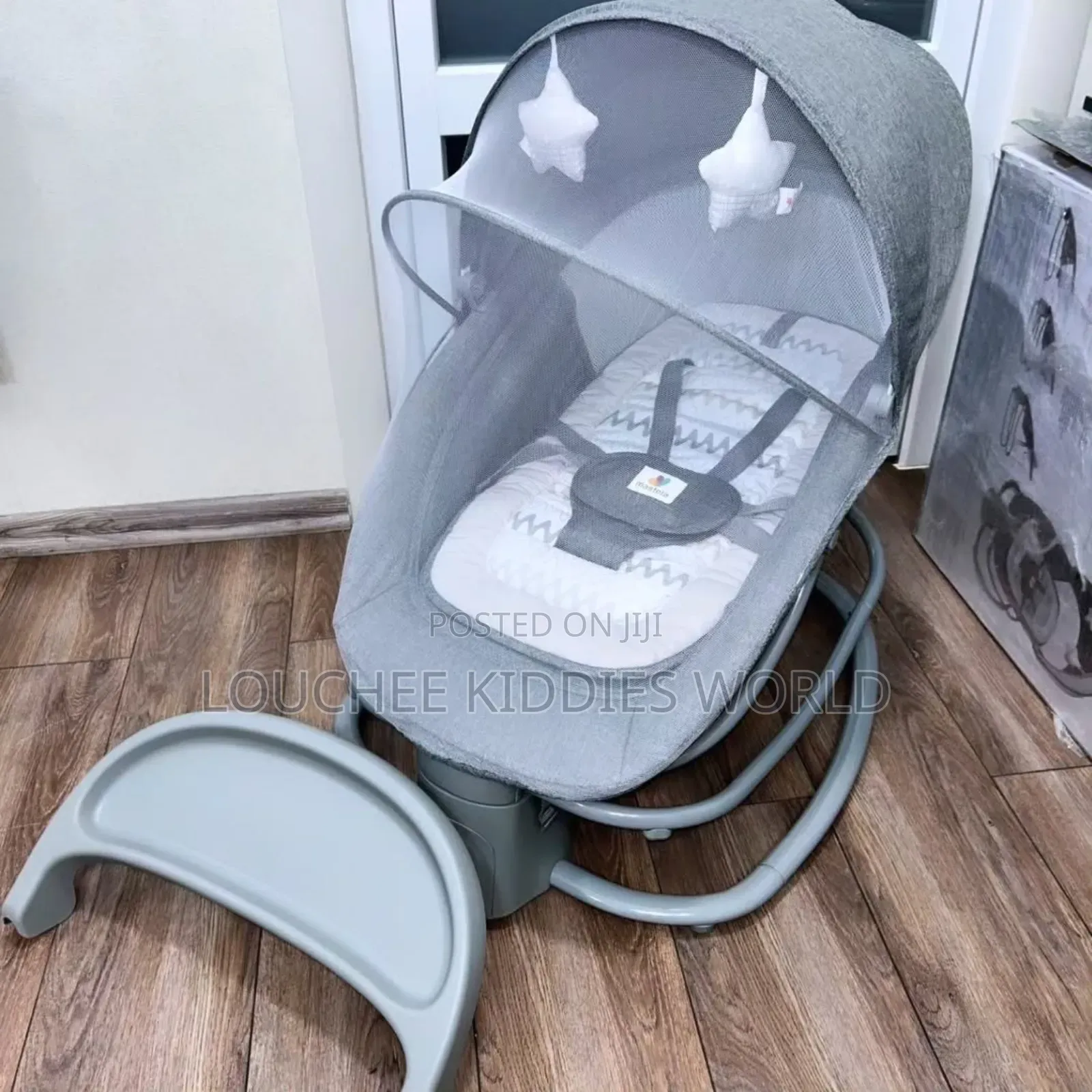 Baby Bluetooth Swing With Removable Feeding Tray