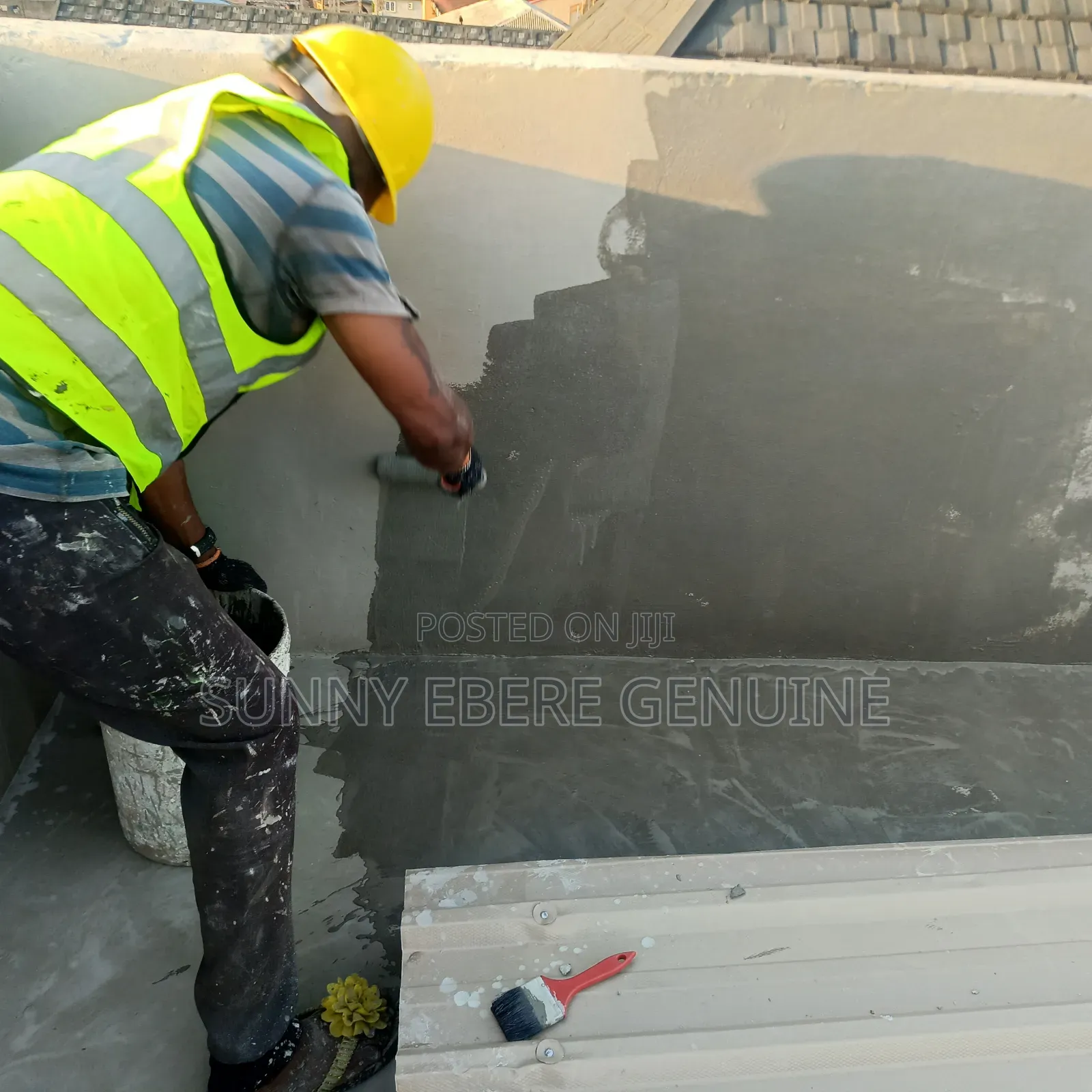 Hidden Roof Gutter Waterproofing System