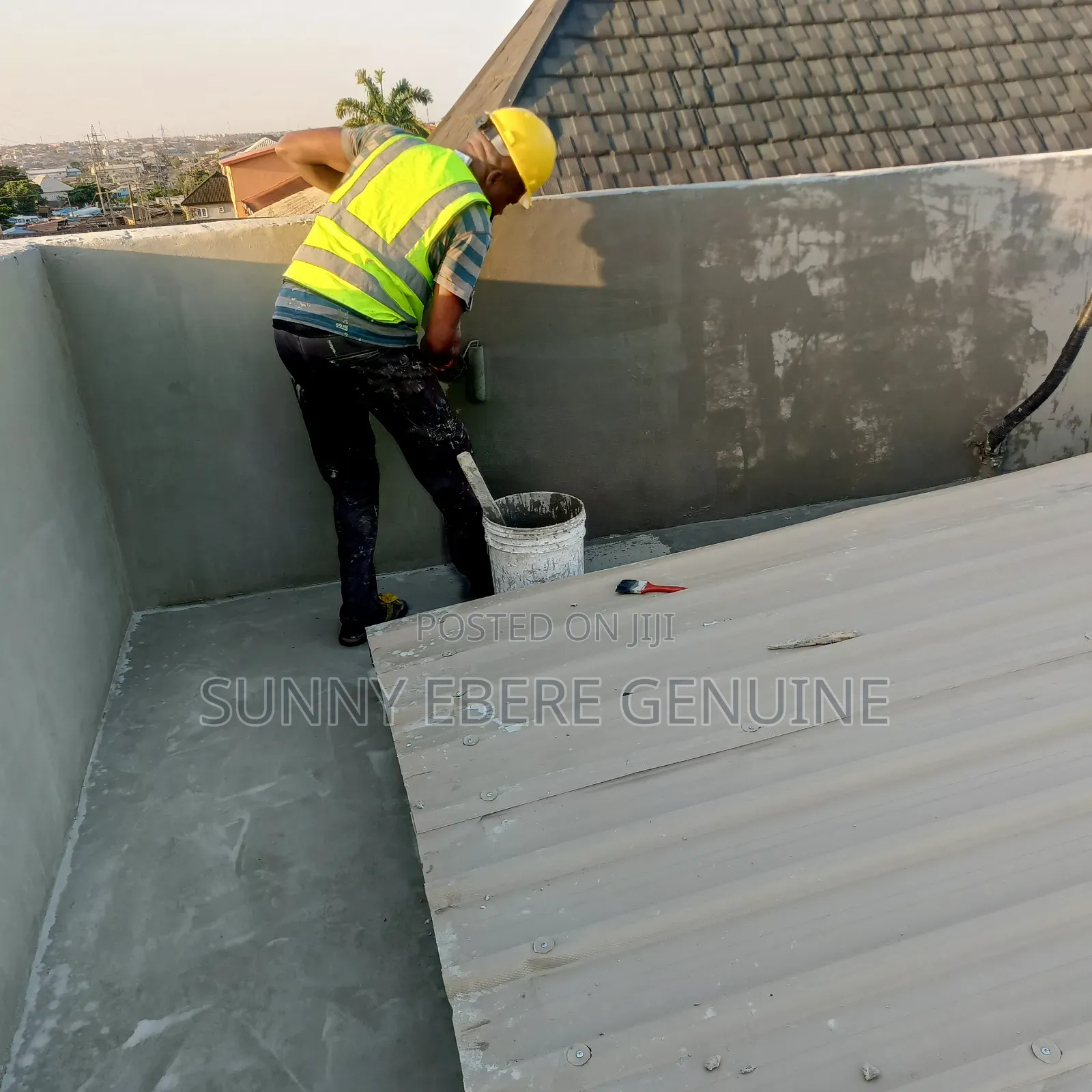 Hidden Roof Gutter Waterproofing System