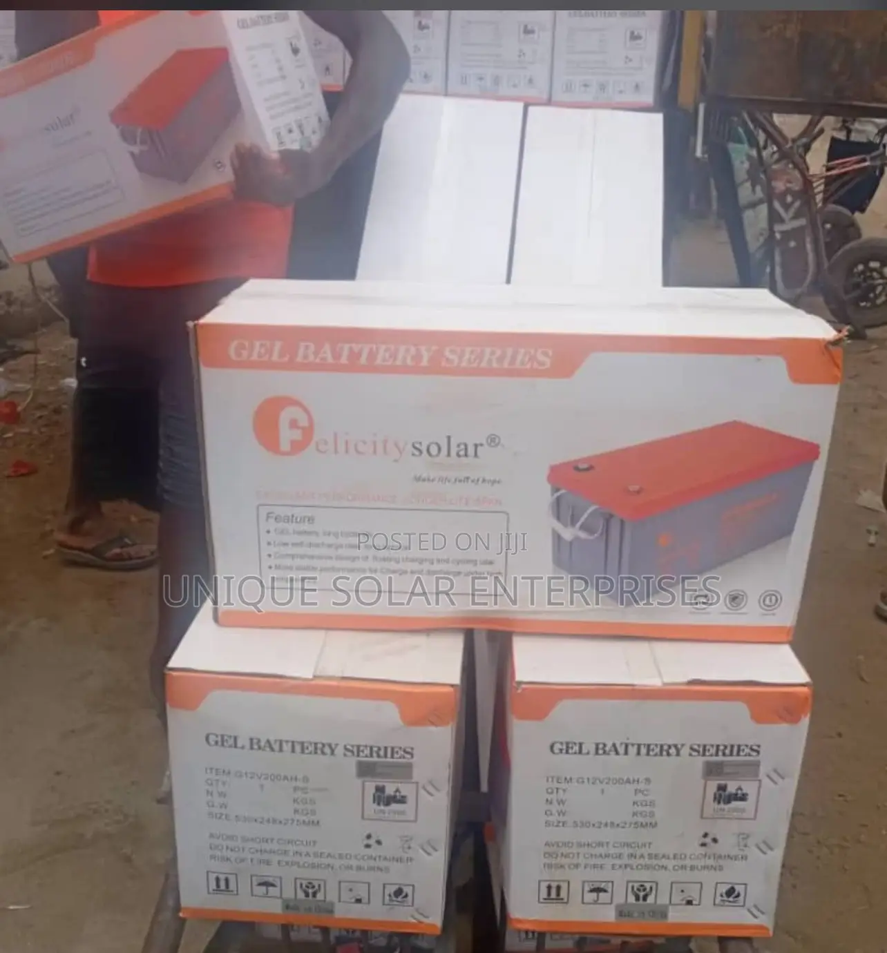 Felicity Gal 200ah Battery