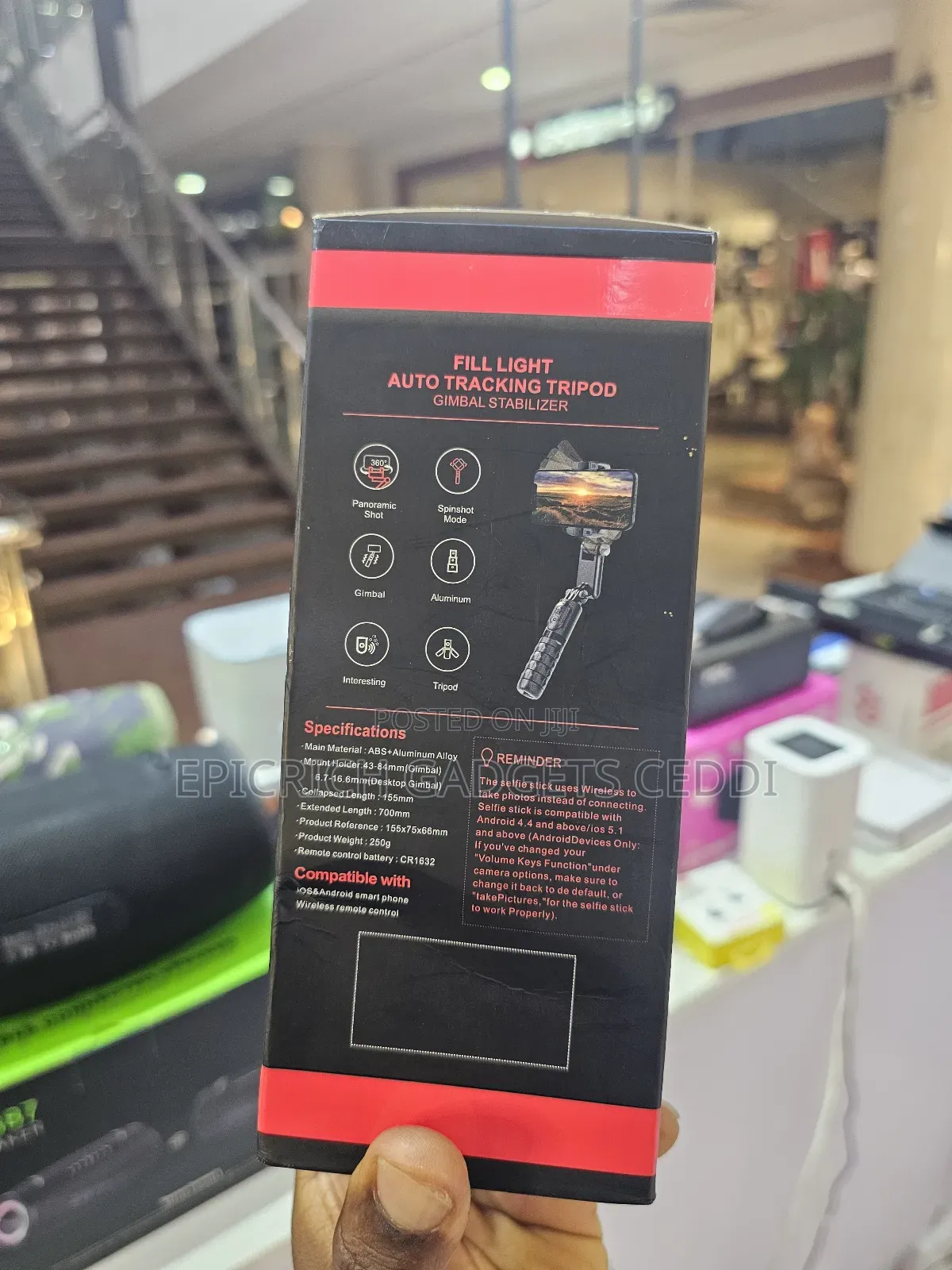 Q18 360 Rotating Desktop Tripod Auto Face Tracking Gimbal
