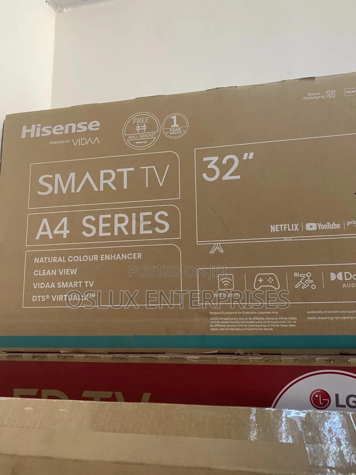 Hisense TV FHD 32 Inch A4k Smart
