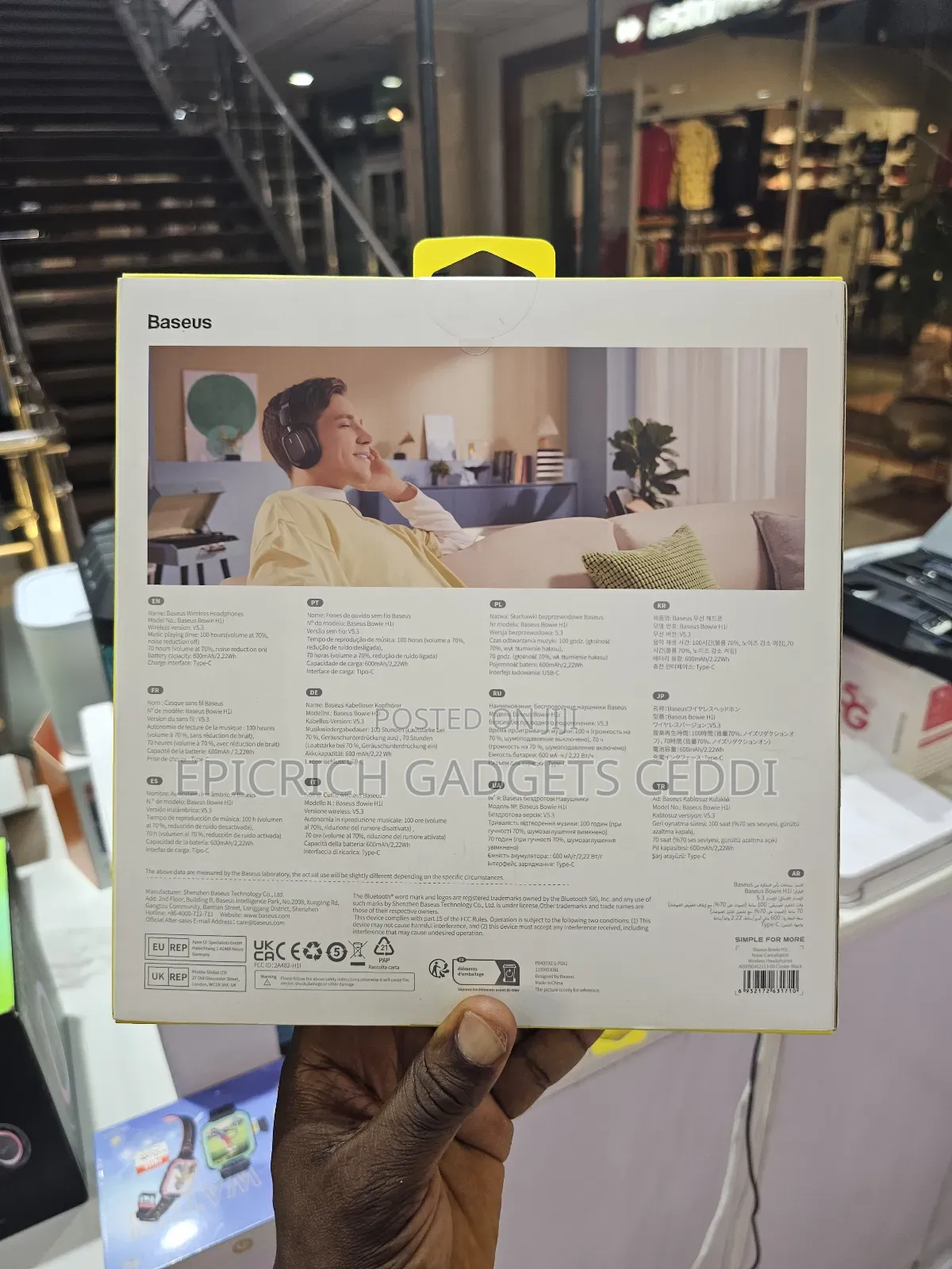 Baseus H1i Hybrid Noise Cancelling Headphones