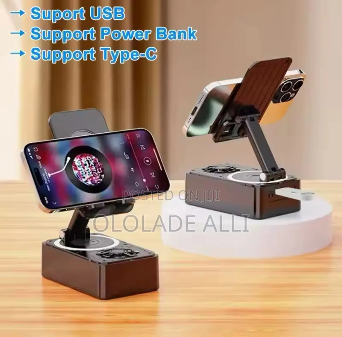 New Cell Phone Holder Stand With Bluetooth