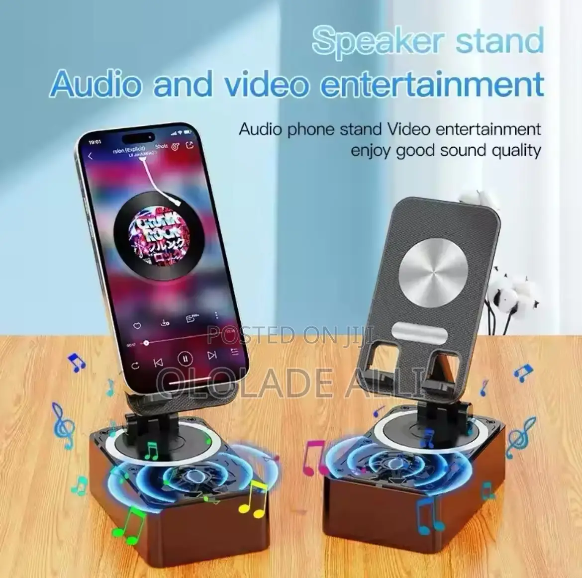 New Cell Phone Holder Stand With Bluetooth