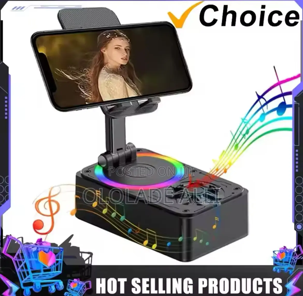 New Cell Phone Holder Stand With Bluetooth