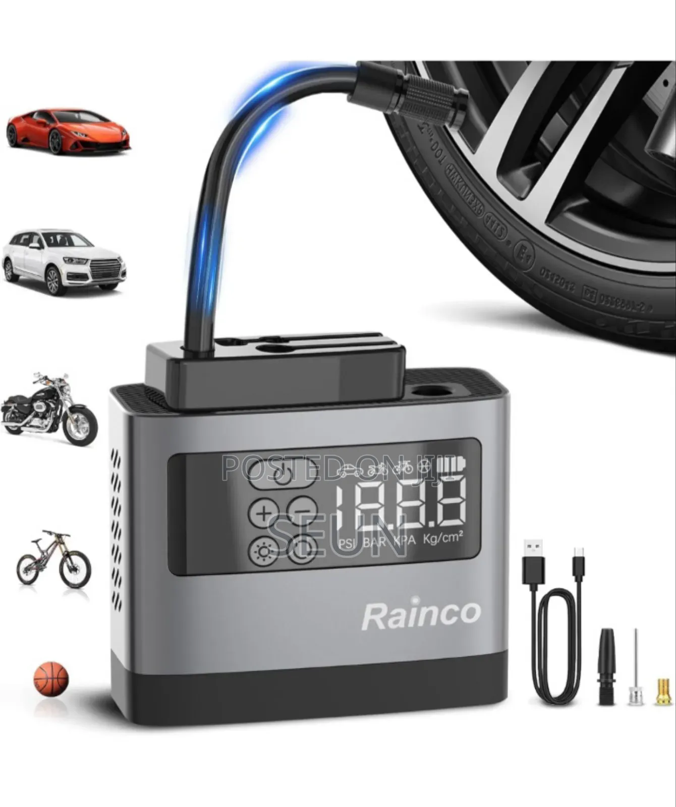 Rainco Gti50 Mini Tire Inflator