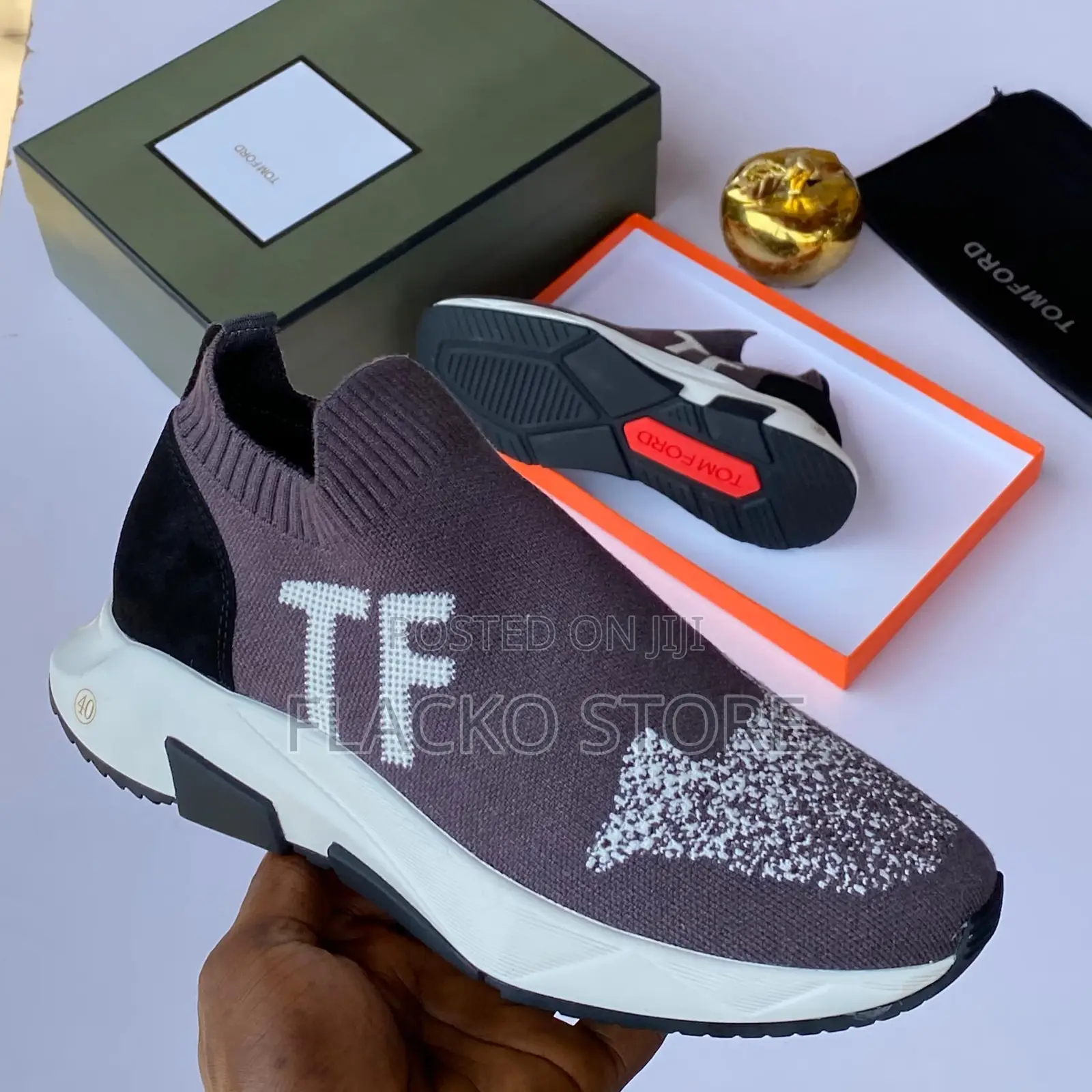 Original Tom Ford Luxury Slip Ons Sneakers