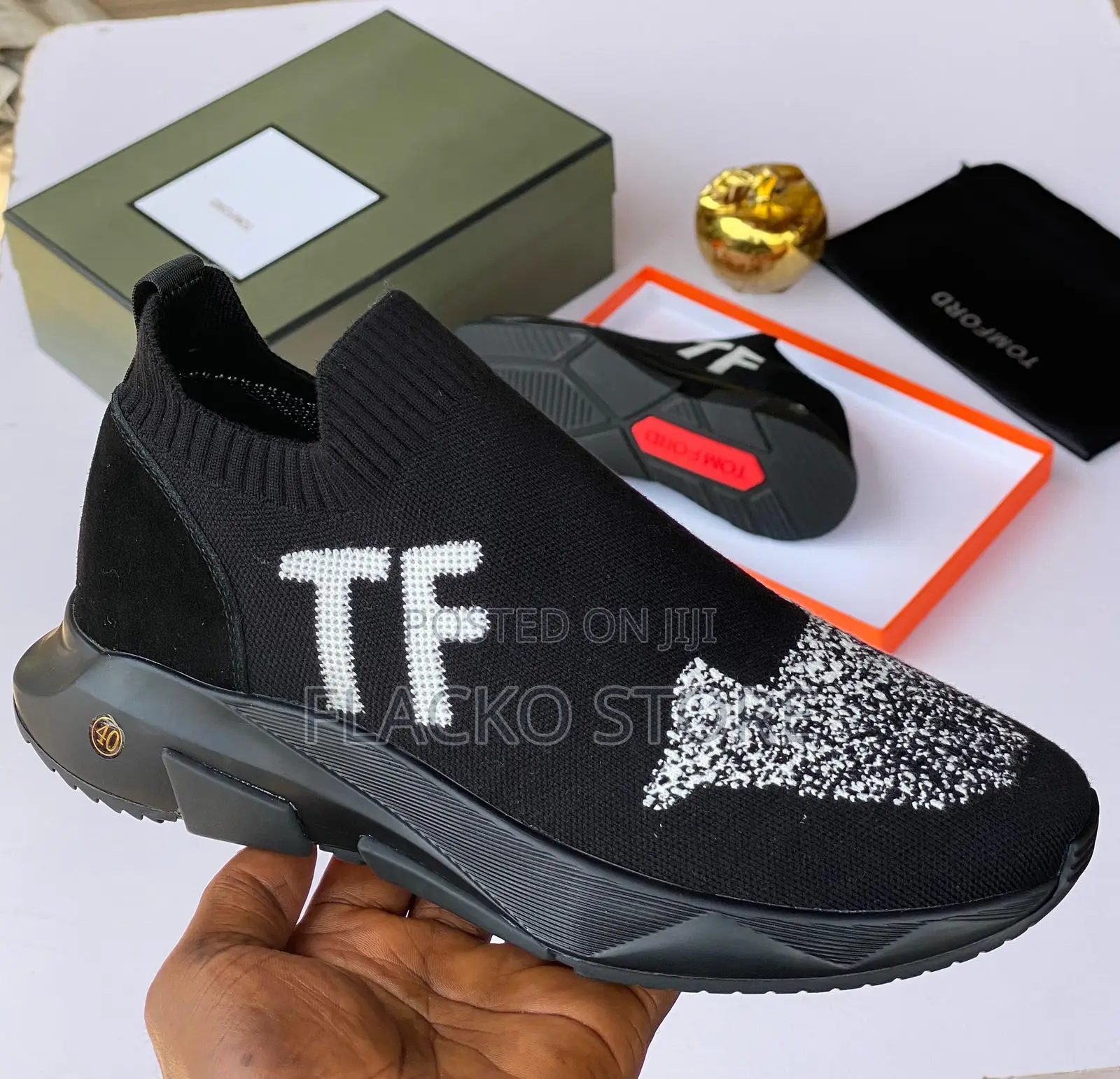 Original Tom Ford Luxury Slip Ons Sneakers