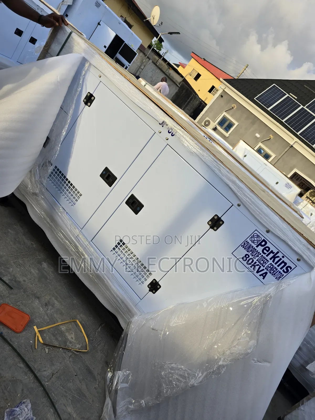 A Brand New 80kva Perkins Diesel Soundproof Gen 2years Wty