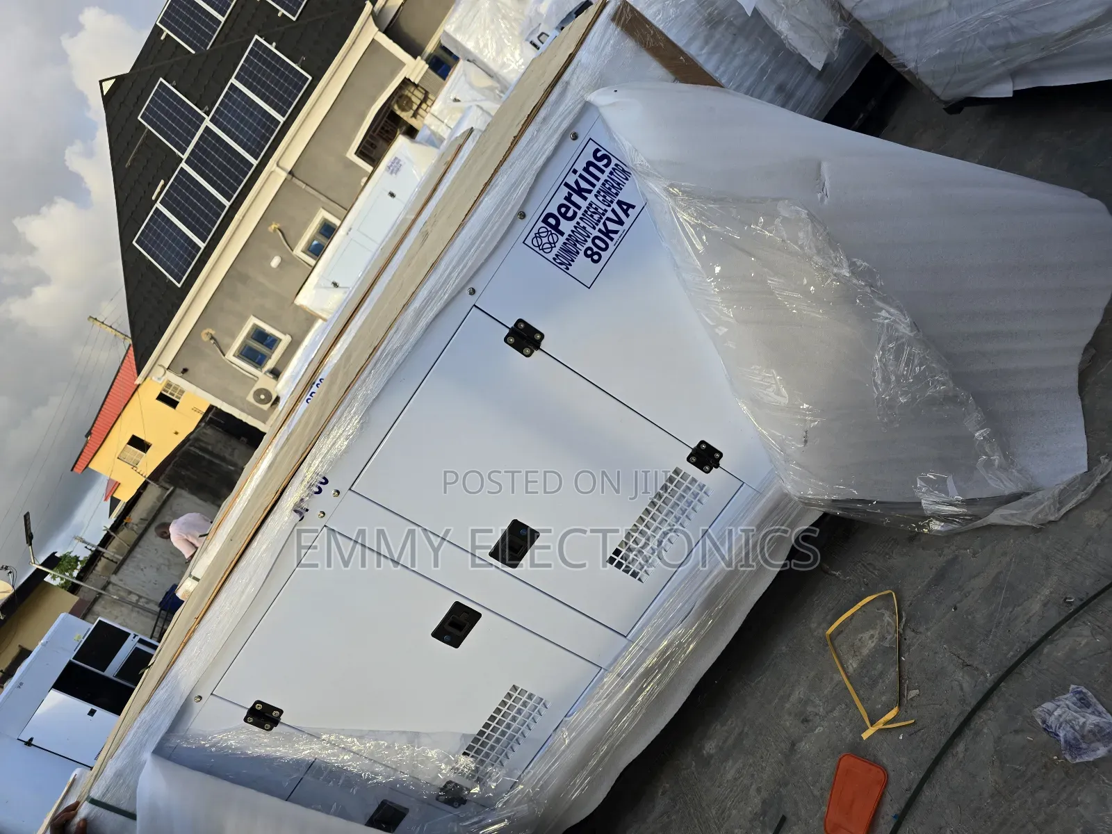 A Brand New 80kva Perkins Diesel Soundproof Gen 2years Wty
