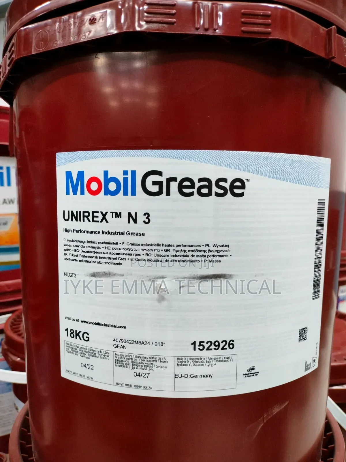 Mobil Grease Unirex N 3