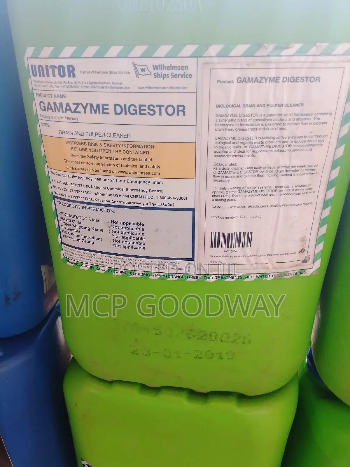 Unitor Gamazyme Digestor 25litres