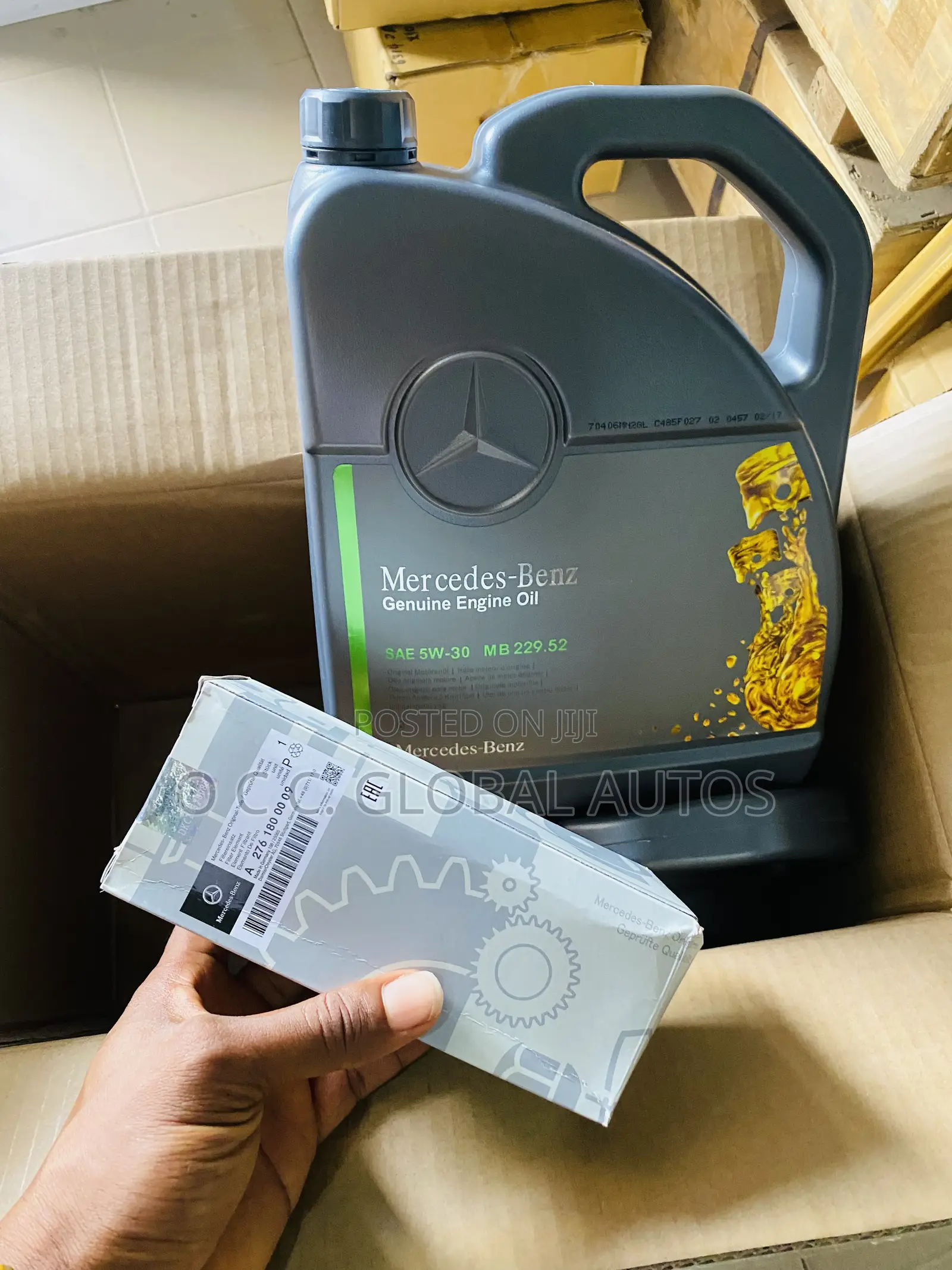 Original Oil Filter & Engine Oil For Gl43 Agm Bitubor 4matic