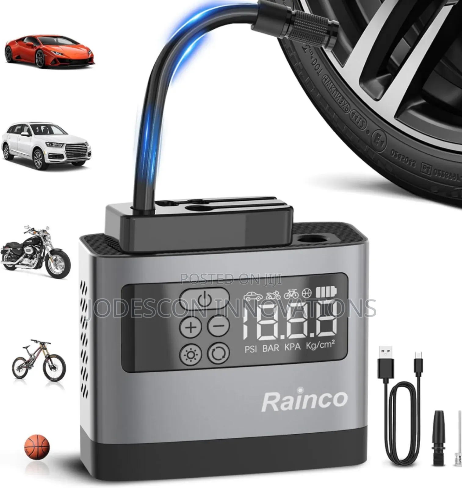 Rainco Gti50 Mini Tire Inflator