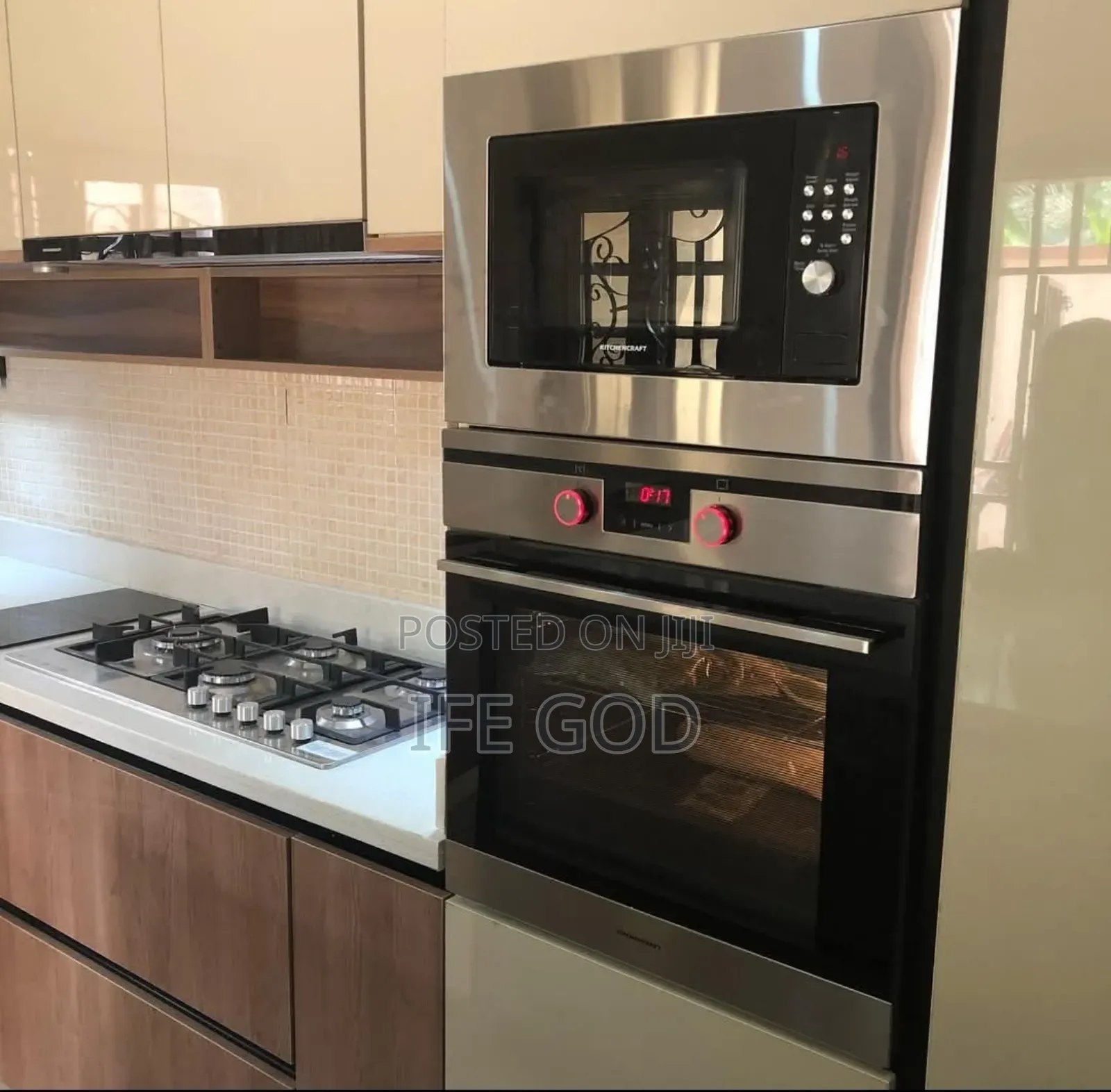 Original Kitchencraft Built-in Gas Ele Oven Microwave