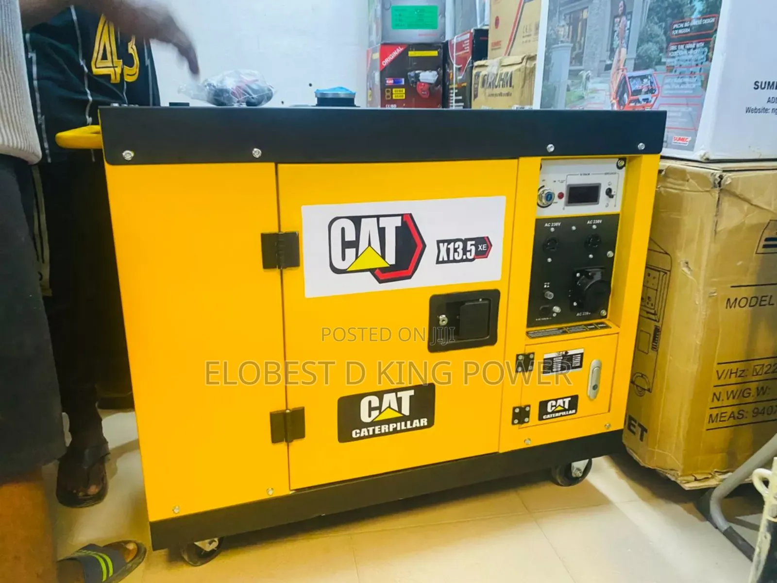 13.5kva Caterpillar Diesel Soundproof Generator 100% Copper