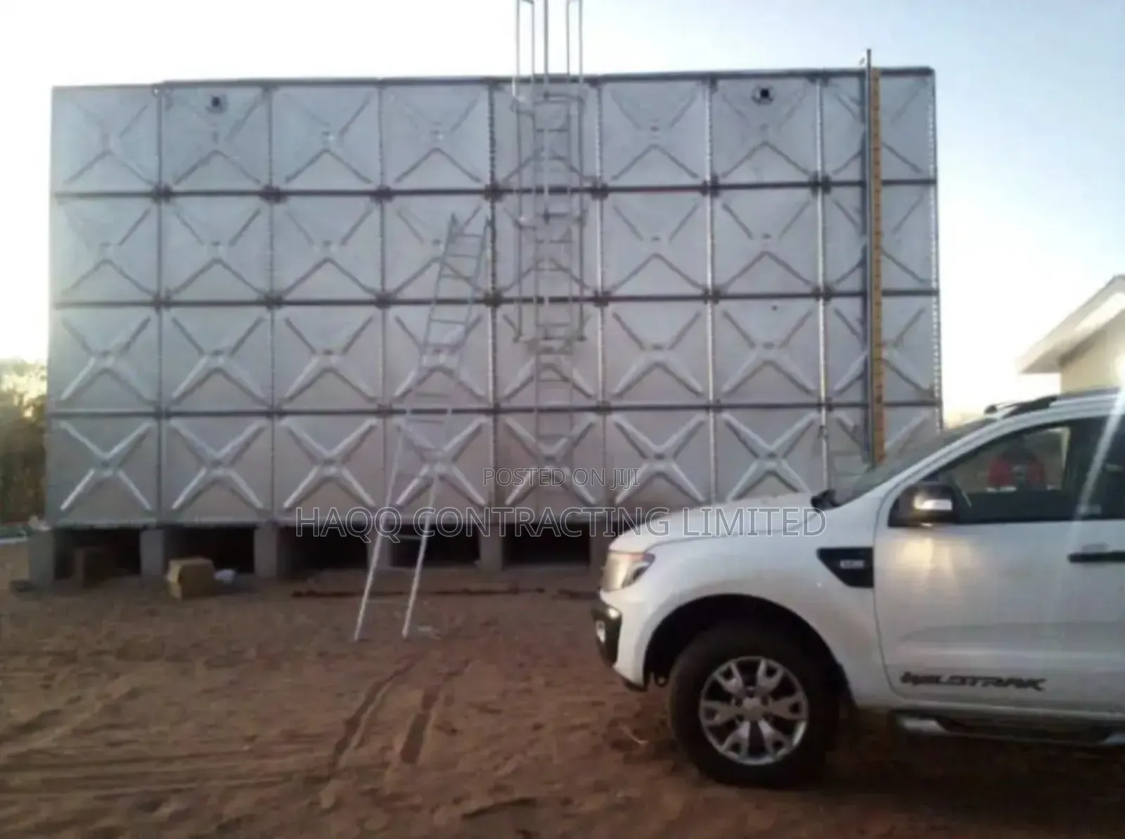 Braithwaite Pressed Steel Galvanized Tank 400,000 Litres