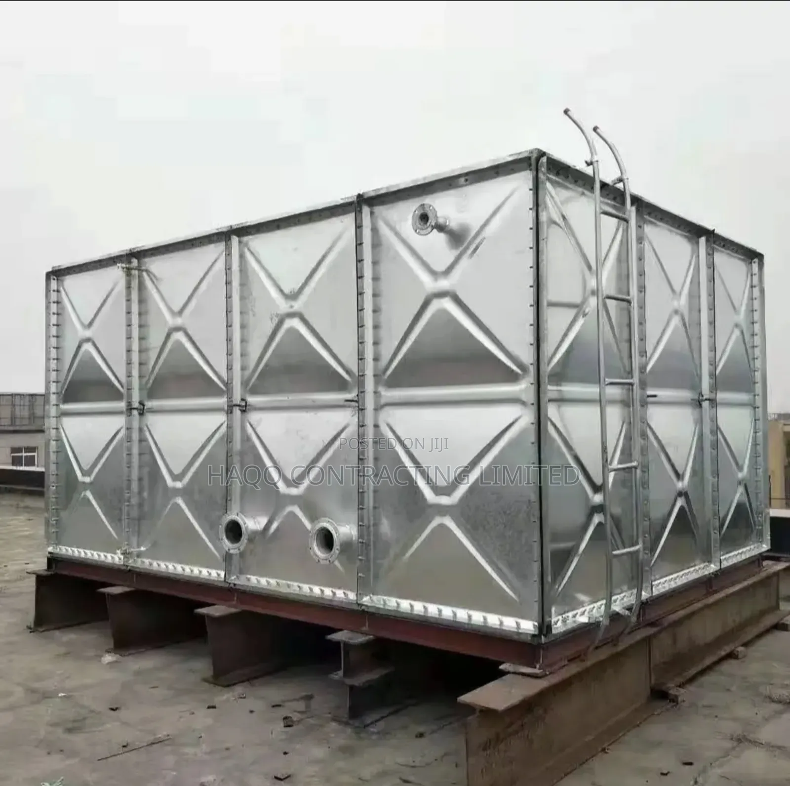 Galvanized Industrial Pressed Steel Water Storage Tank