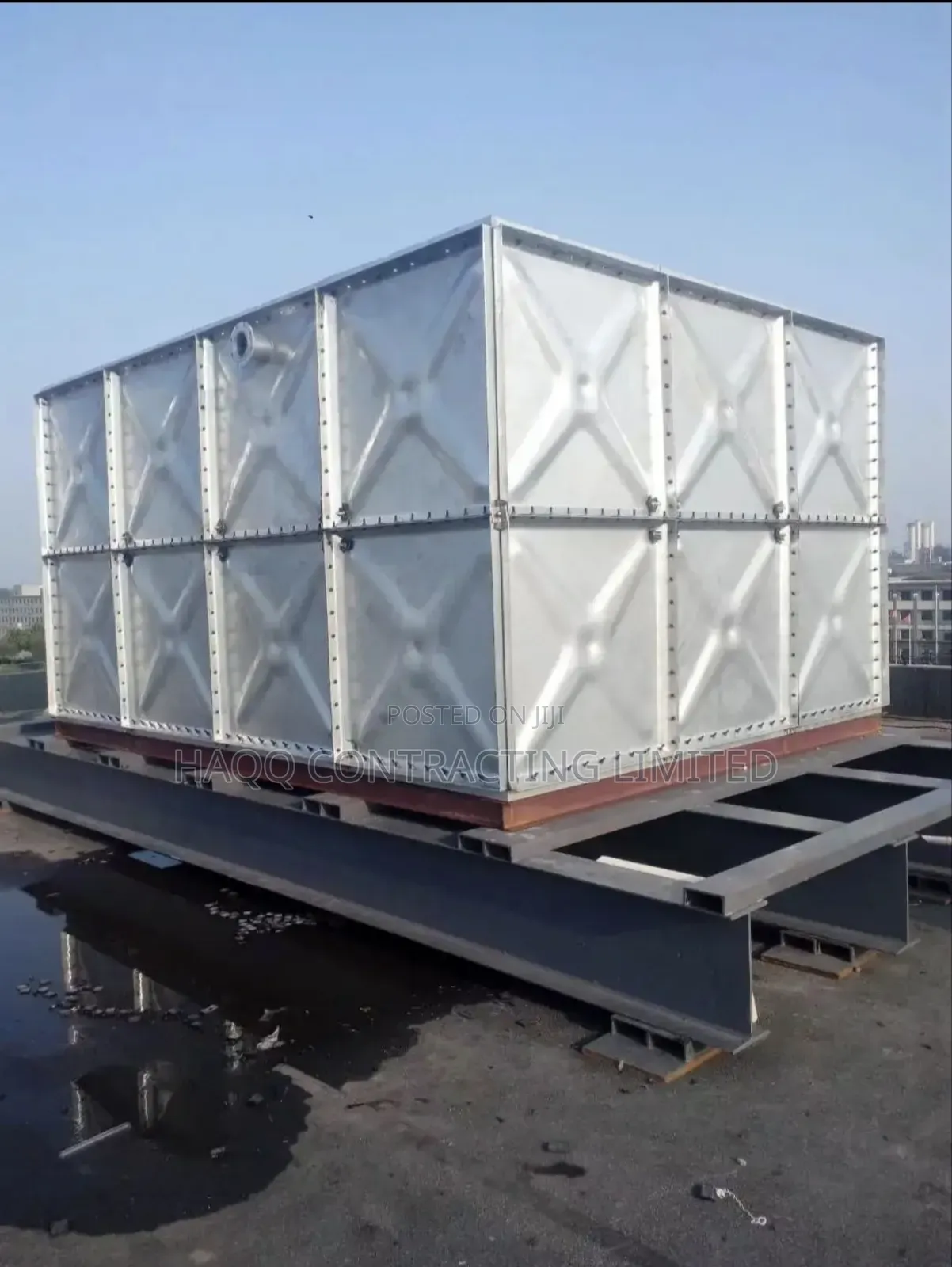 Galvanized Industrial Pressed Steel Water Storage Tank