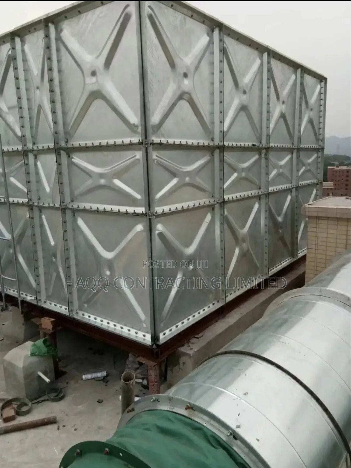 Galvanized Industrial Pressed Steel Water Storage Tank