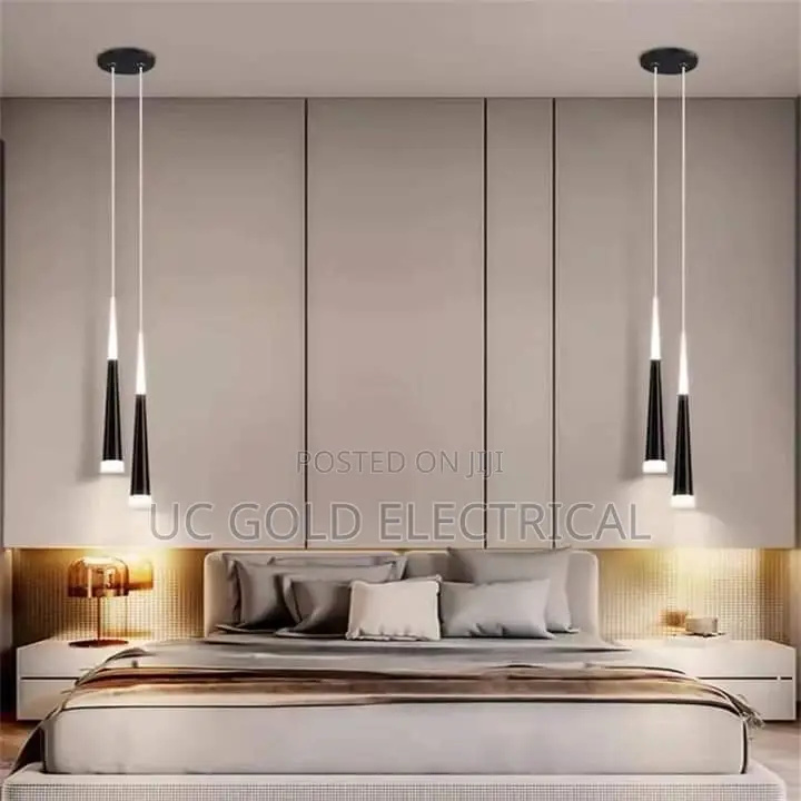 Modern Luxury Crystal Pendant Lamps Bedside