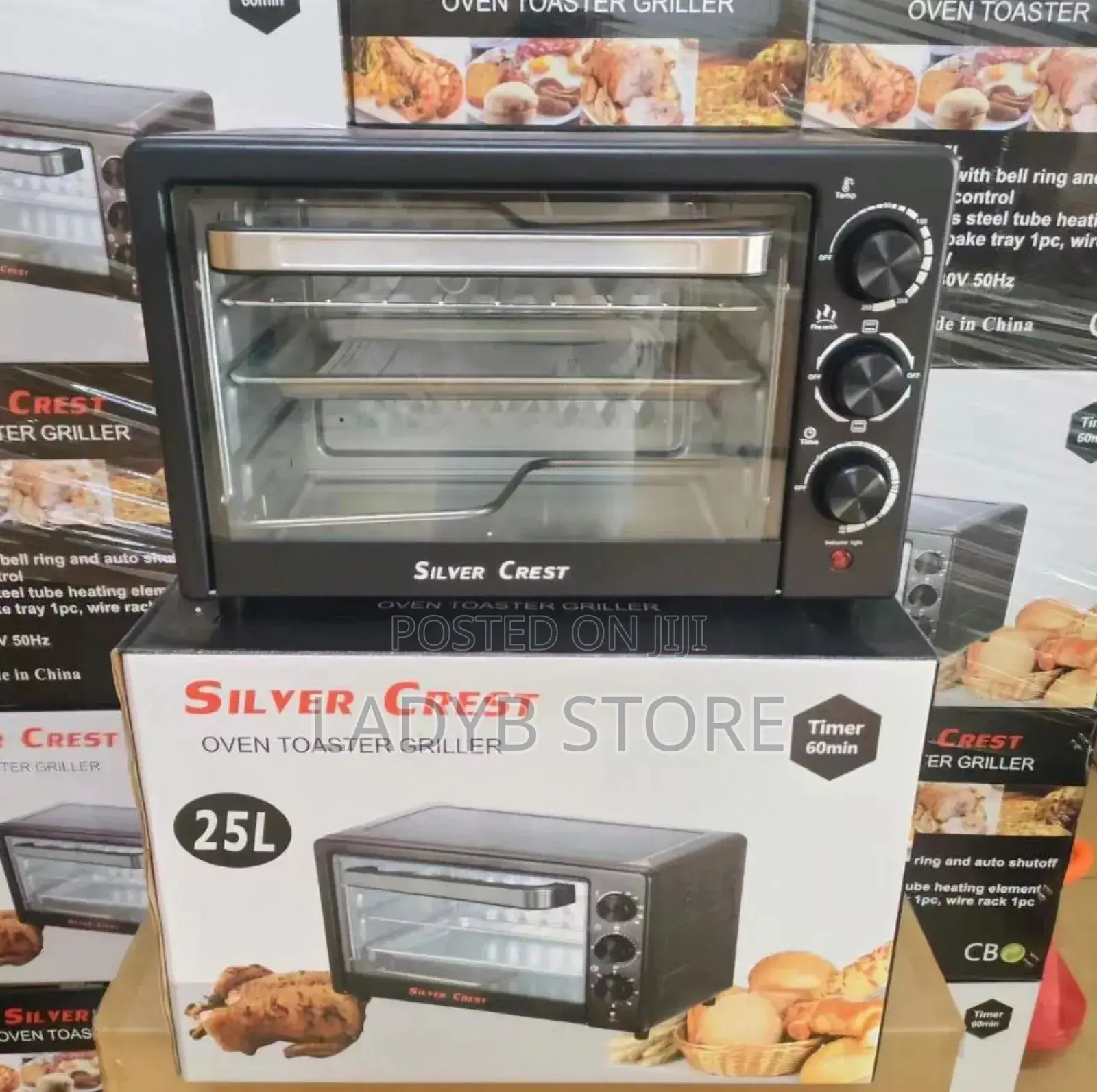 High Capacity Silver Crest Electric Oven/Griller