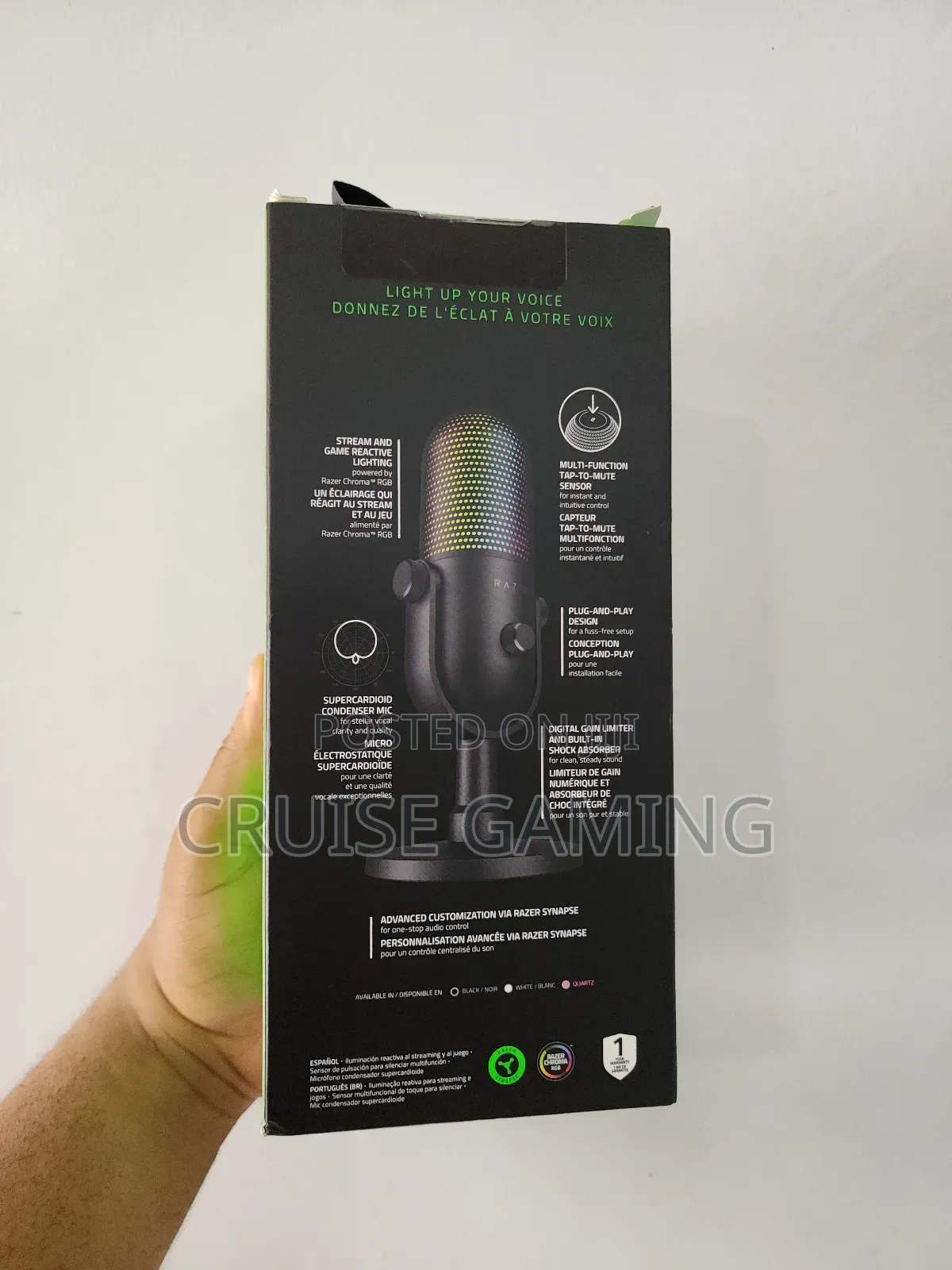 Razer Seiren V3 Chroma RGB Usb Condenser Microphone