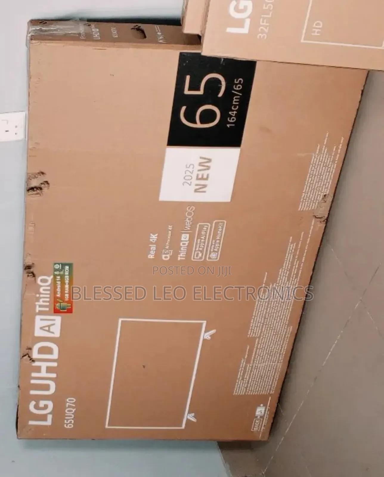 65 Inches Android 14 Tv With 1gb Ram and 8gb Rom