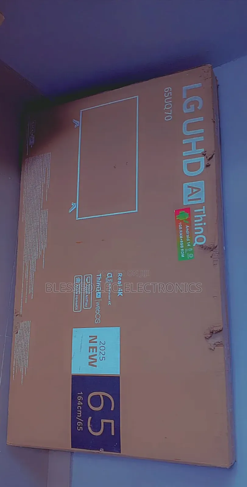 65 Inches Lg New Smart Tv (Real )