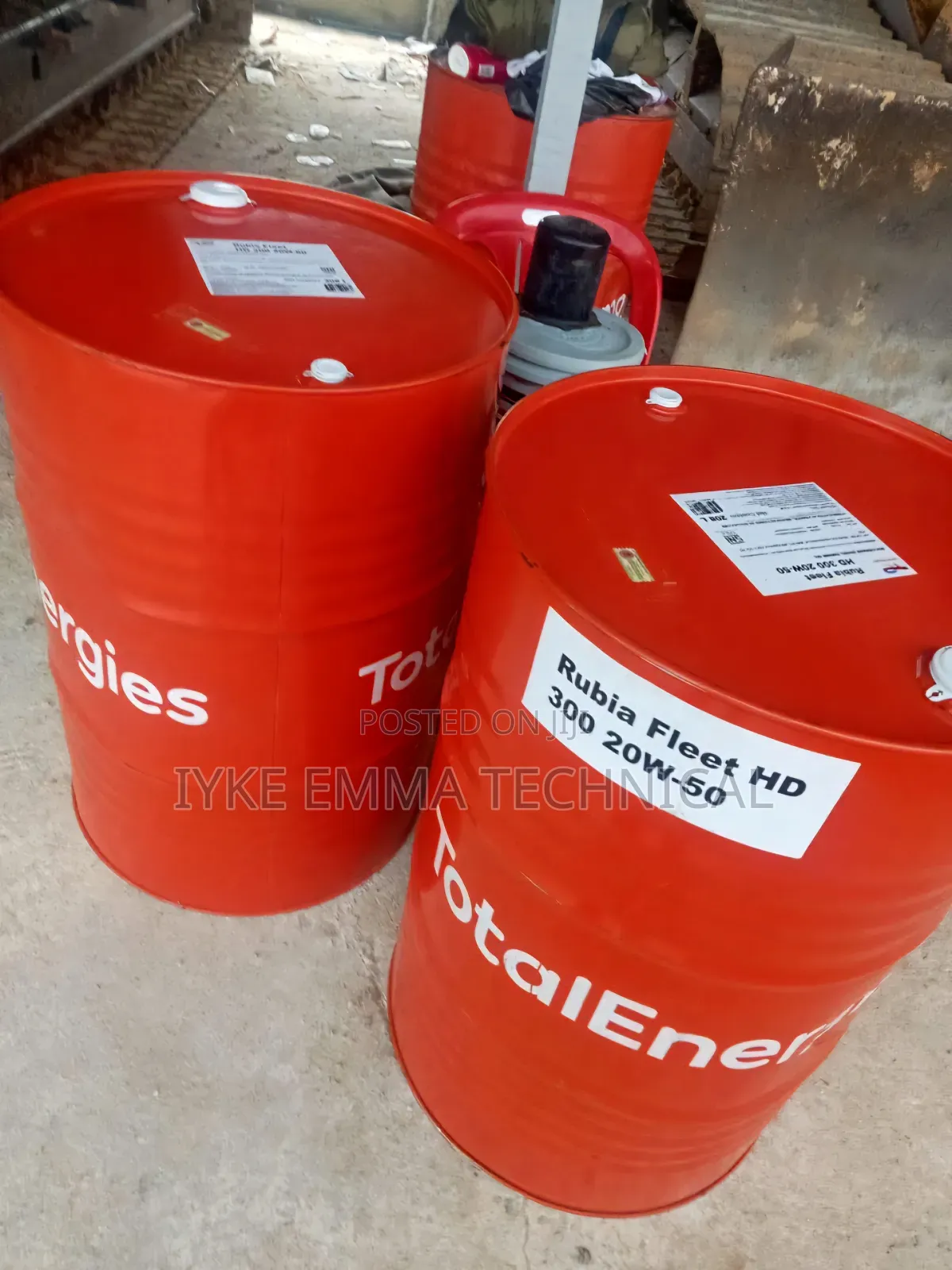 Total Oil Rubia Fleet Hd 300 205l