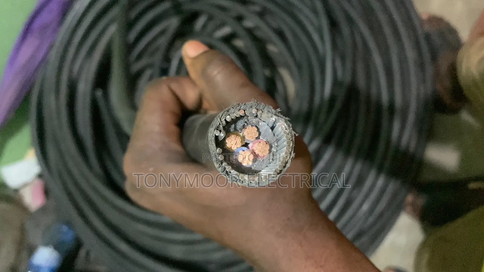 16mmx4core Armored Cable
