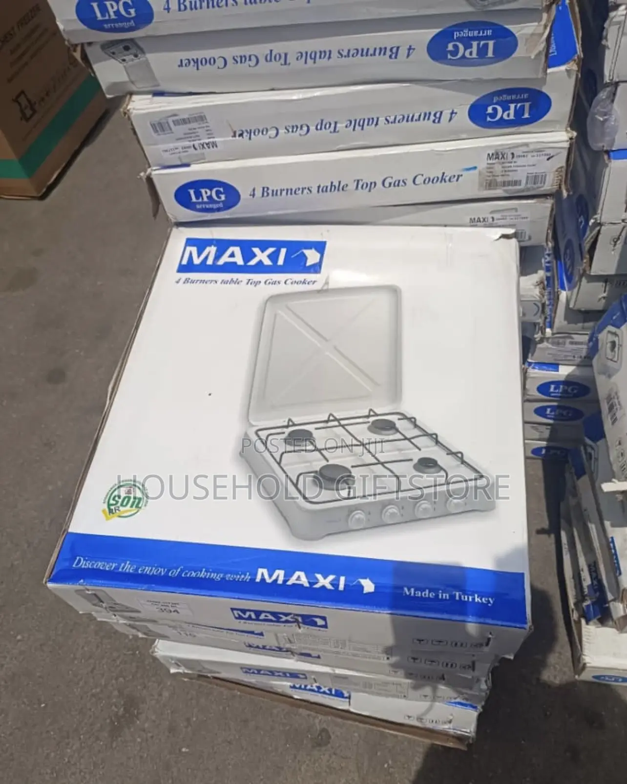 Maxi 4 Burner Gas Cooker