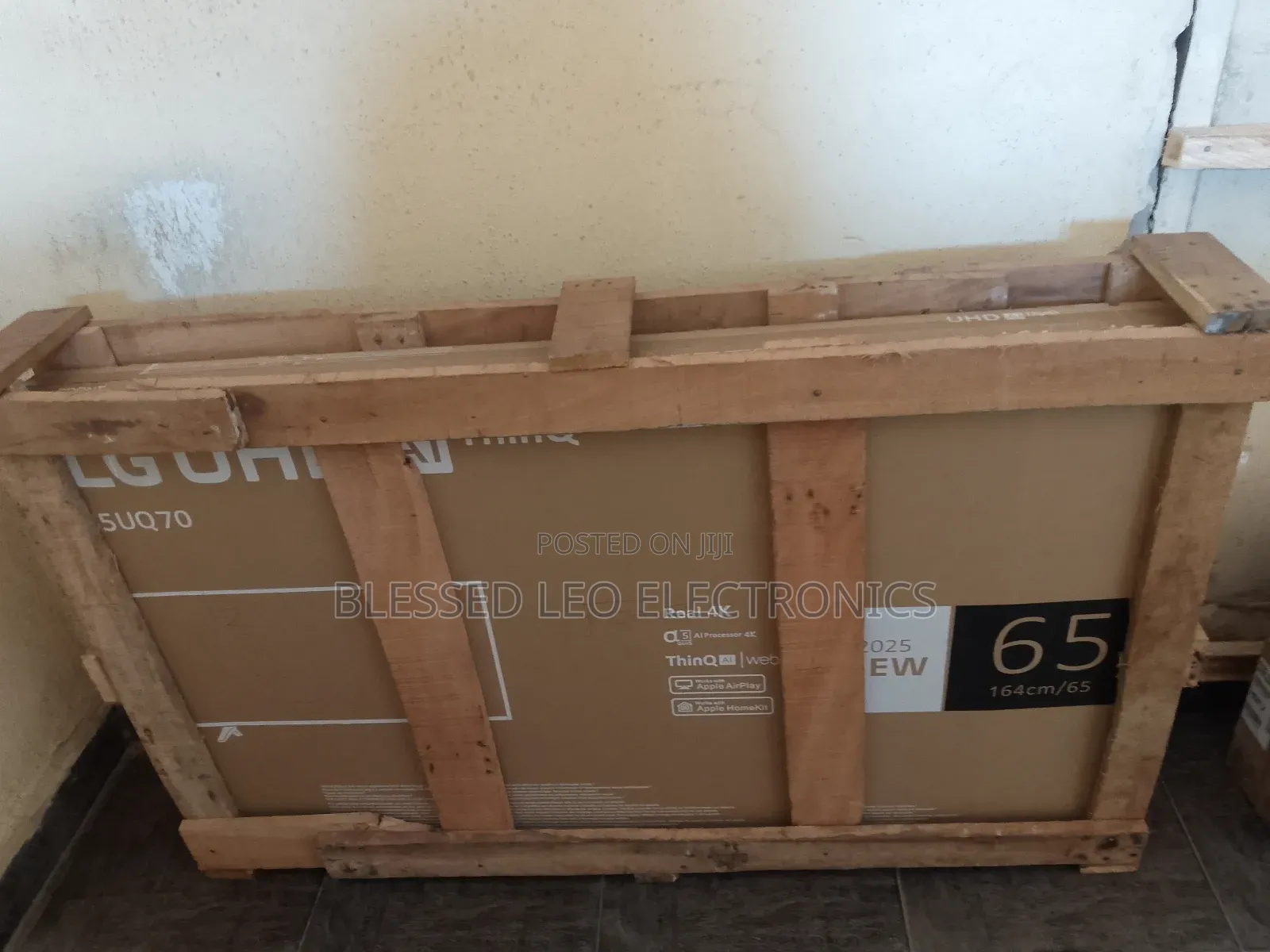 65 Inches With Mute Standard Tv