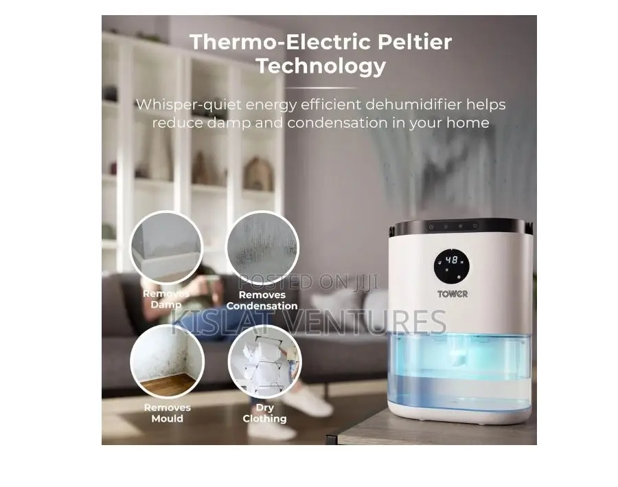 Tower 2.3l Dehumidifier With 48 Hour Timer