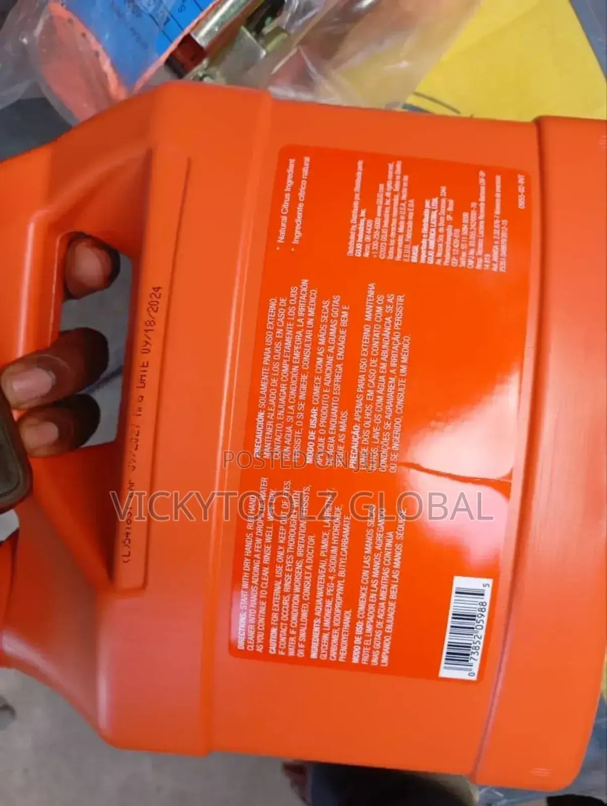 Gojo Natural Orange Gumice Cleaner