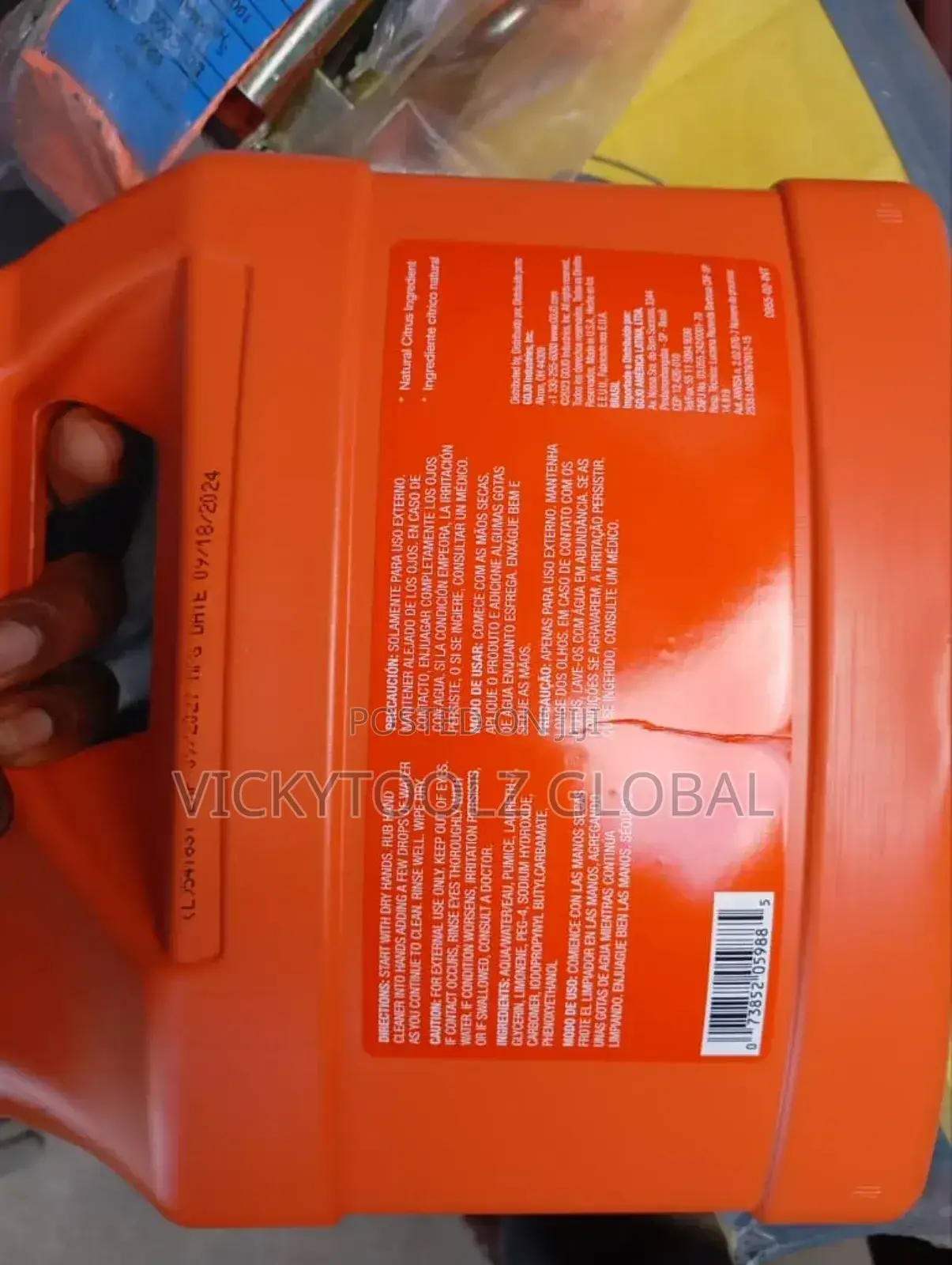Gojo Natural Orange Gumice Cleaner