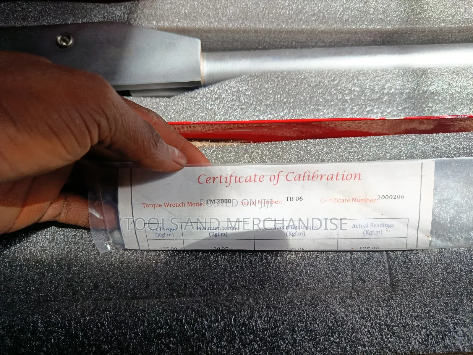 Heavy Duty Torque Wrench 1" Tm 2000 (1350-2700nm)