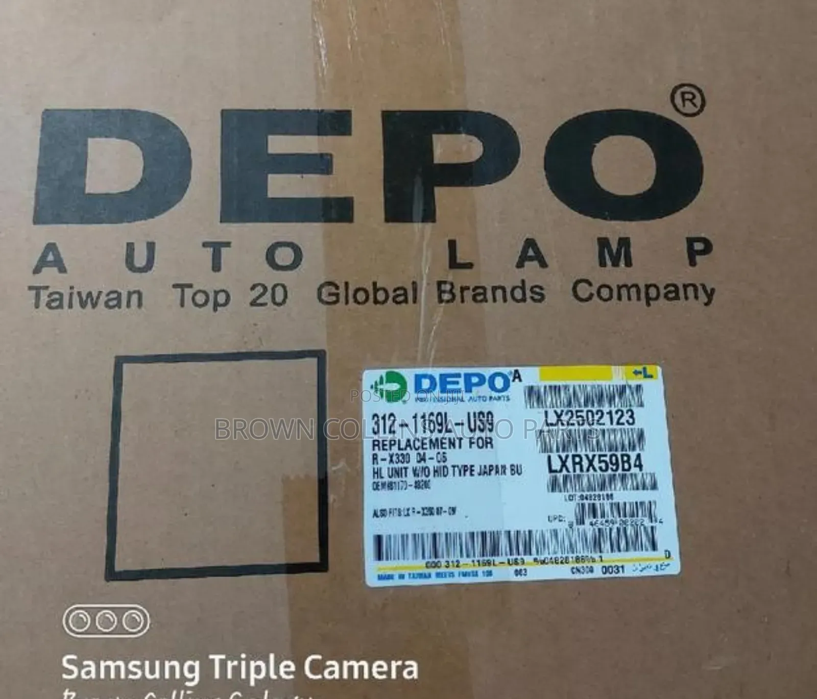 Lexus Rx330 Headlamp Depo