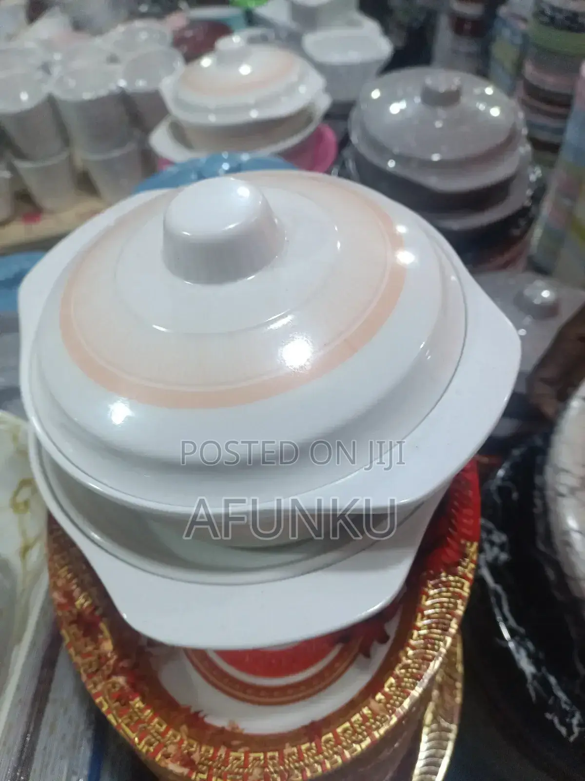 2pcs Set Ceramic Plate Cover