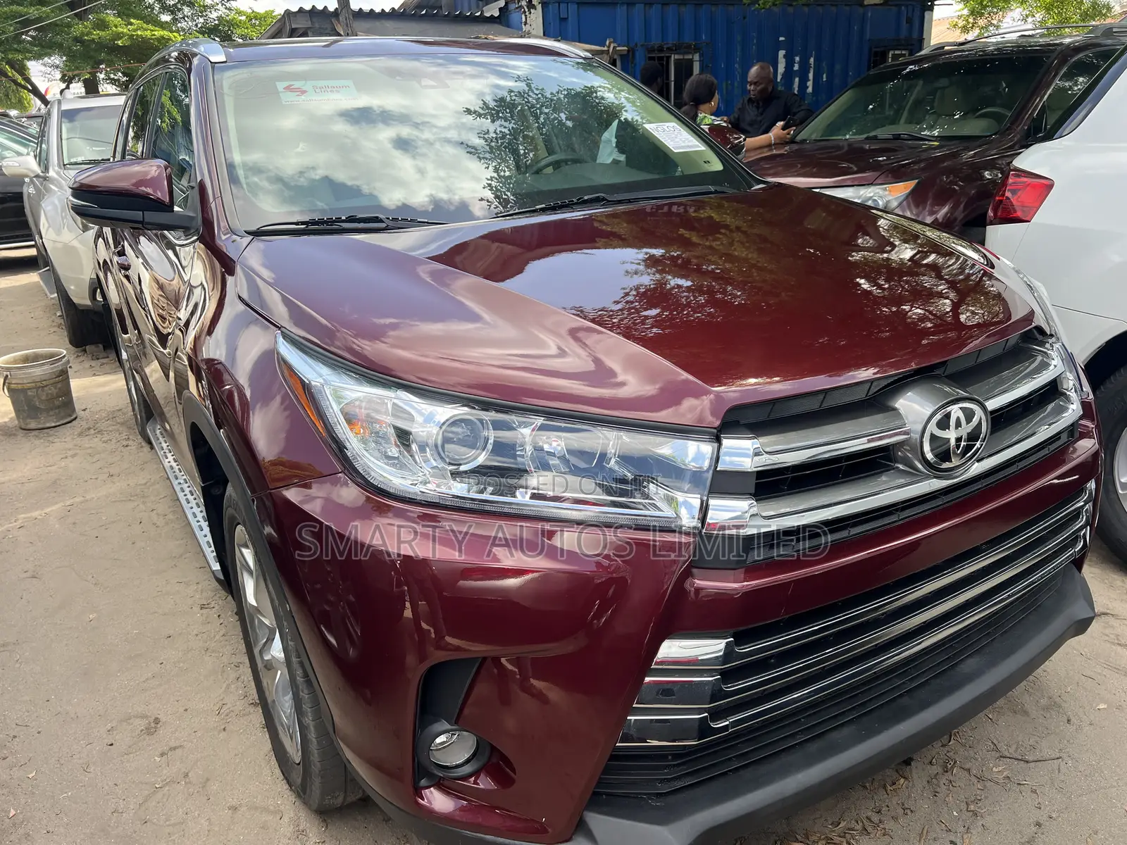Toyota Highlander Limited Platinum V6 4x4 (3.5L 6cyl 6A) 2016 Burgundy