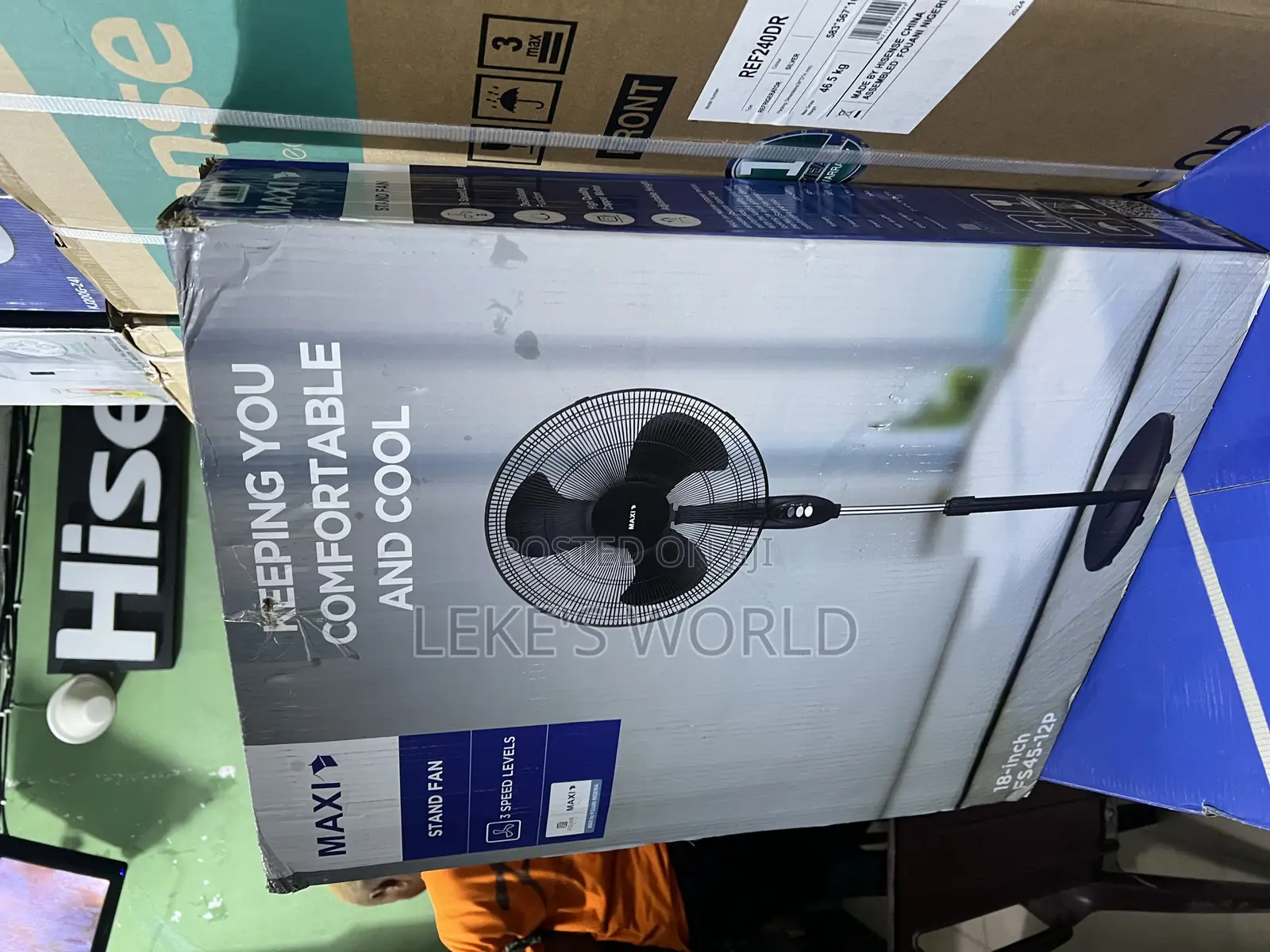 18” Maxi Standing Fan